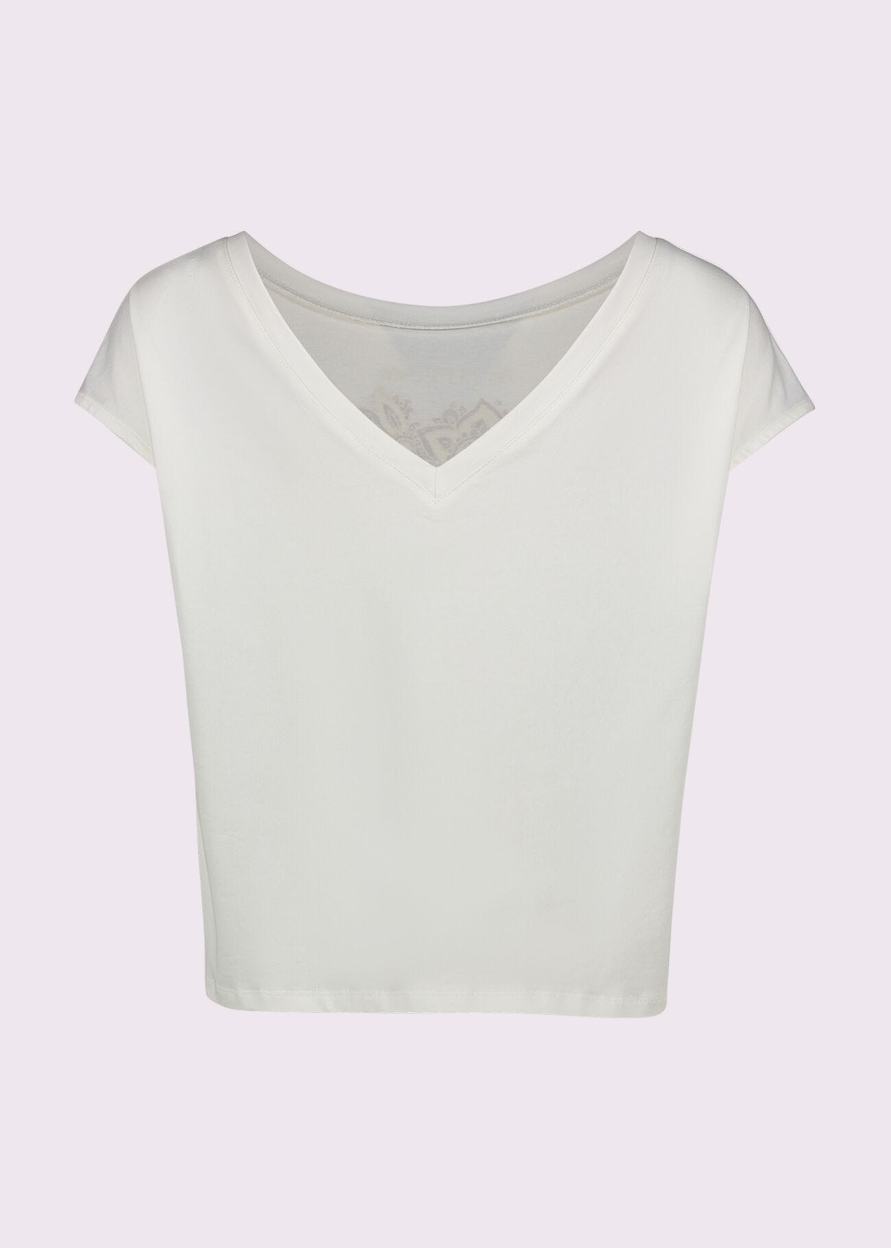 Top da donna bianco con logo