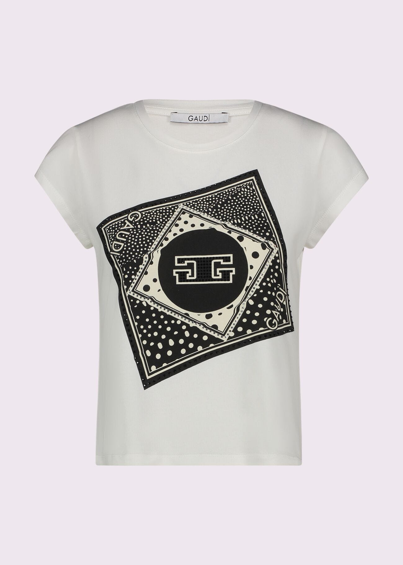 Women's white cotton T-shirt