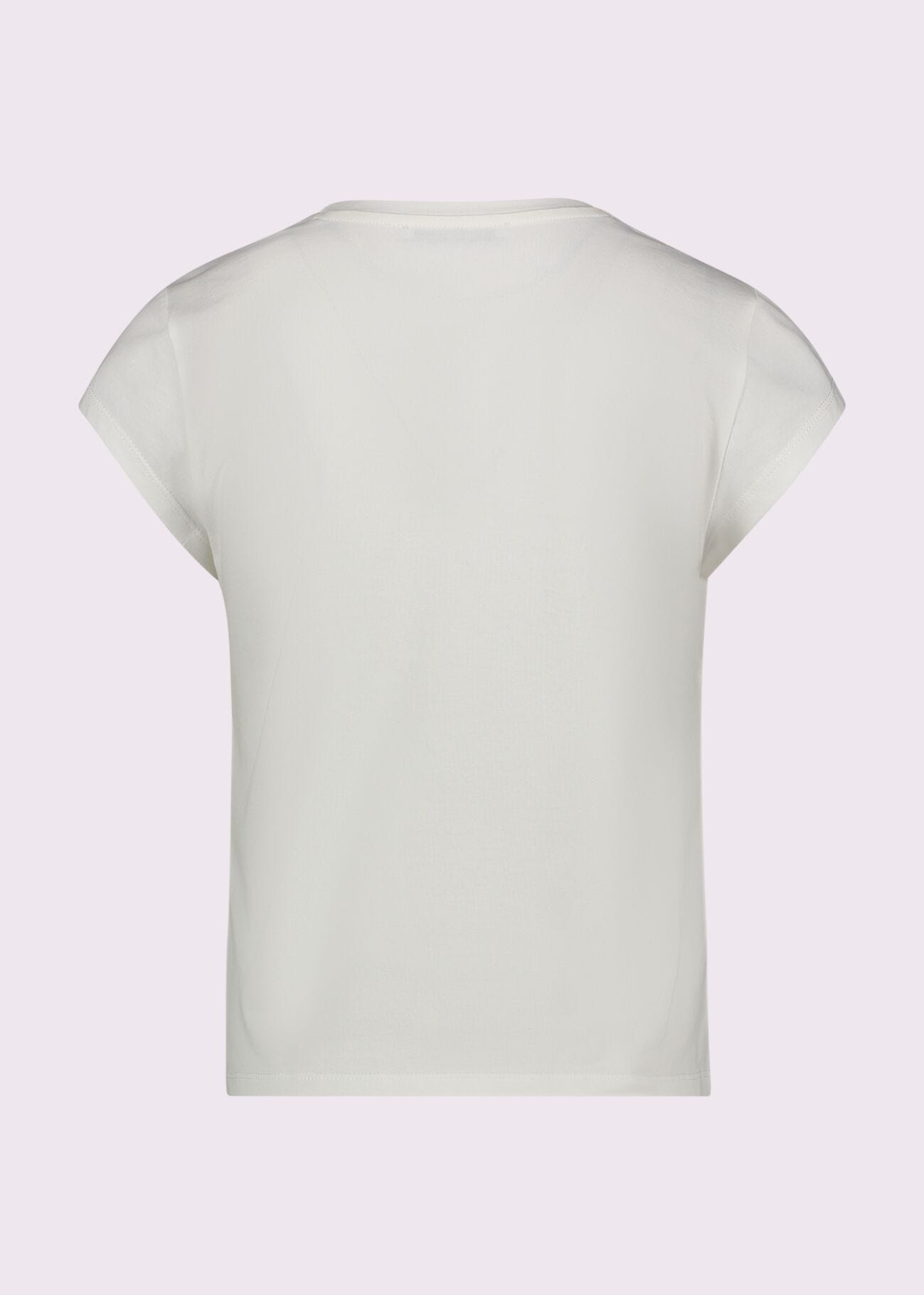 Women's white cotton T-shirt