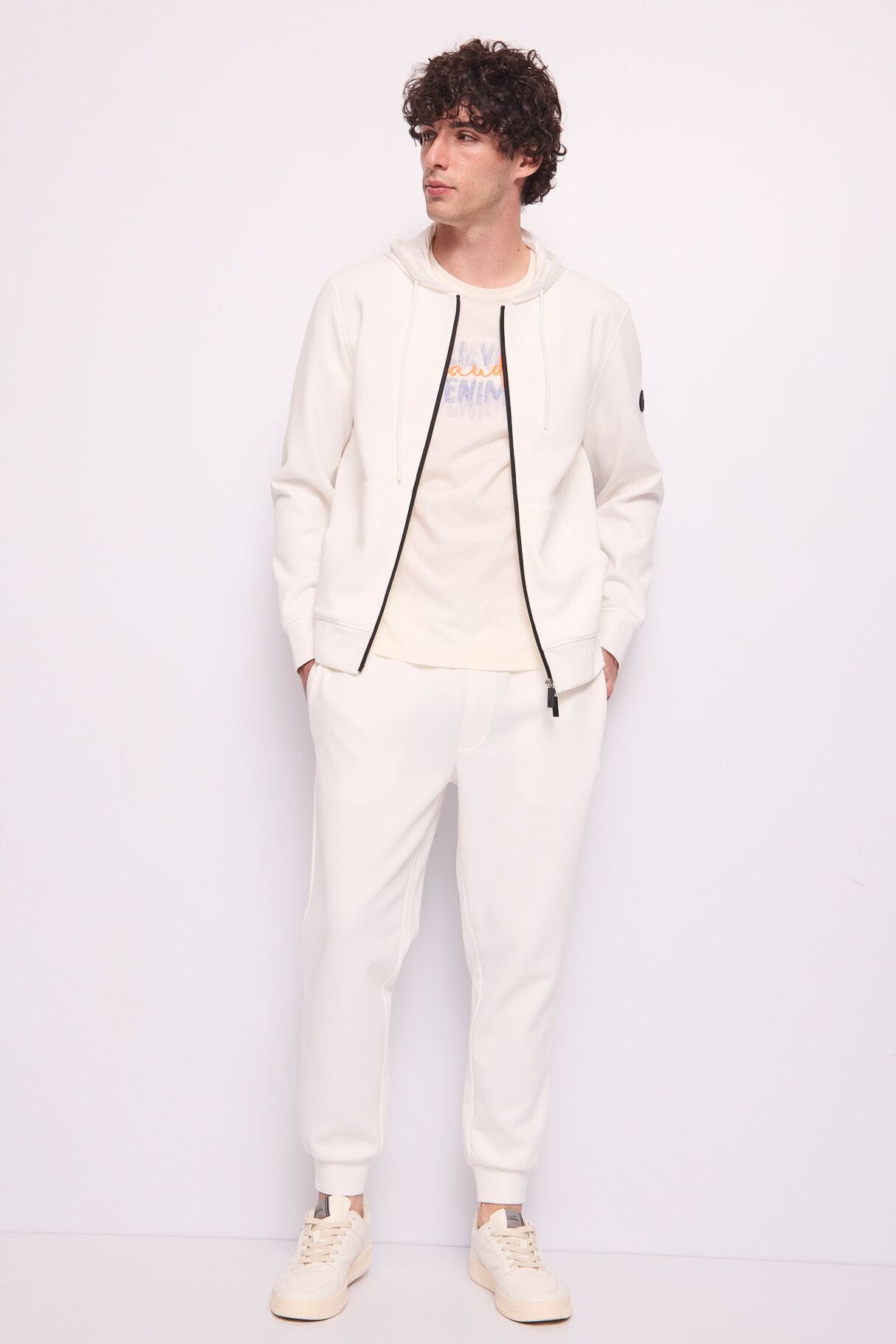 Pantaloni in felpa di misto cotone