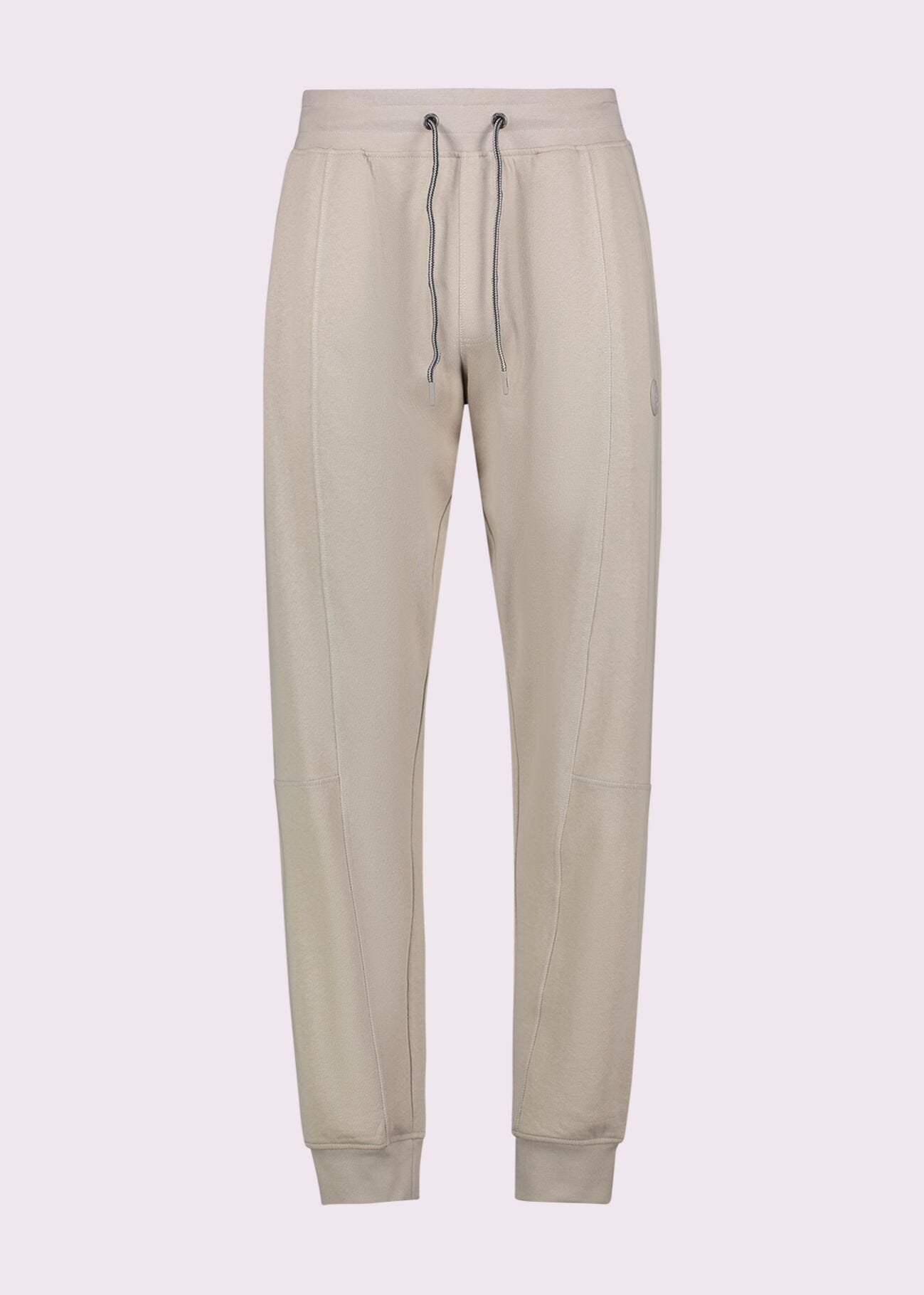 Pantaloni jogging beige in cotone