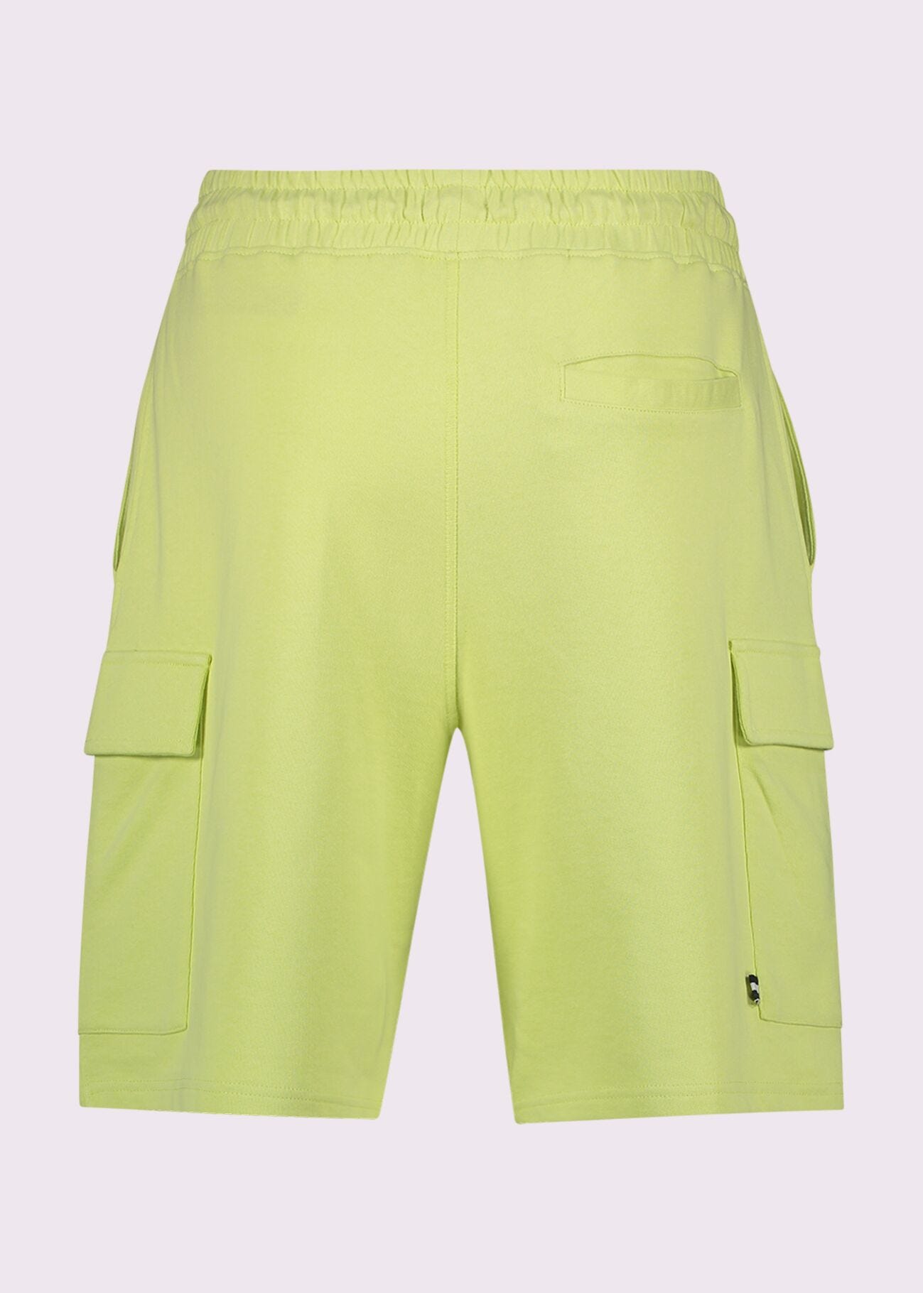 Bermuda giallo in felpa di cotone