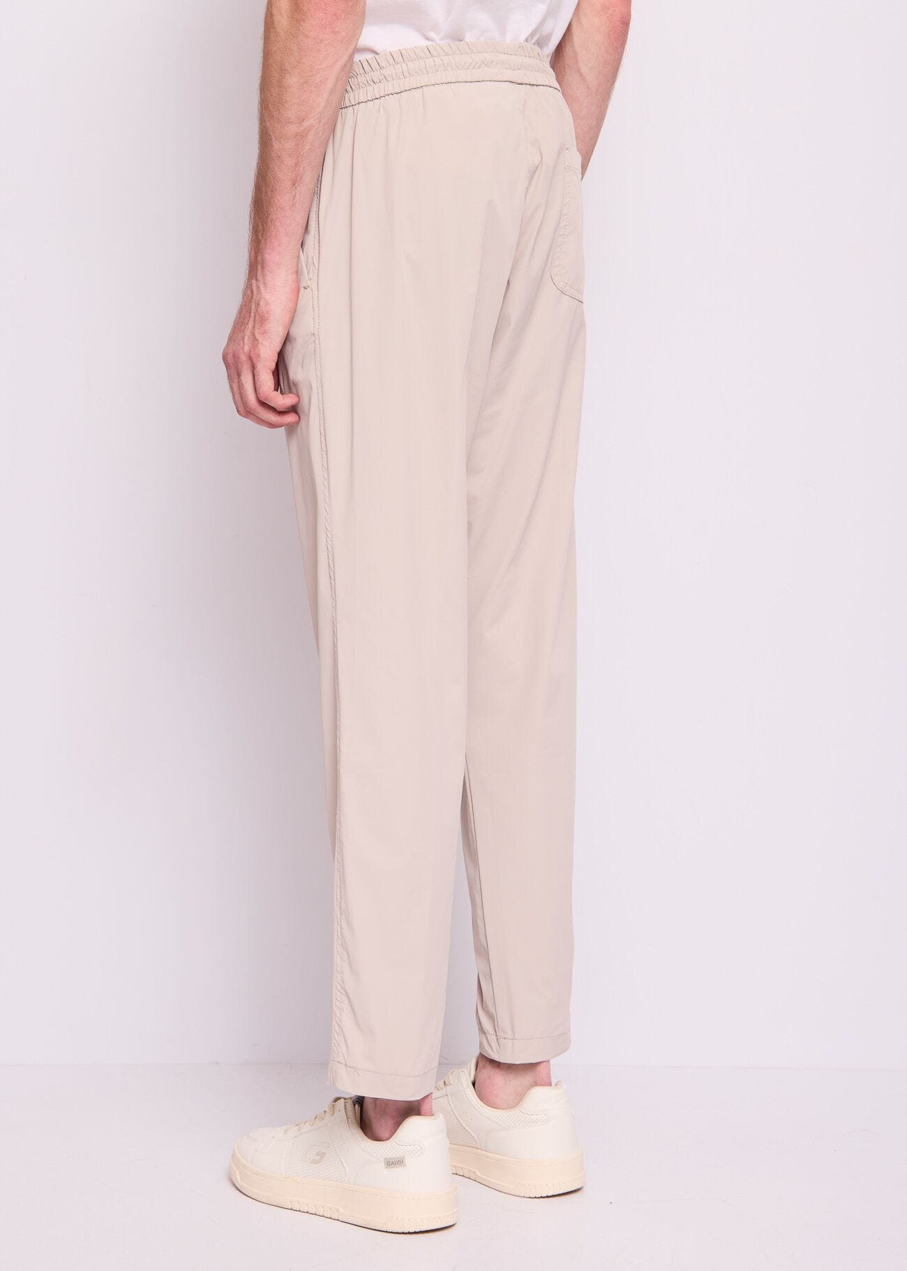 Grey nylon trousers