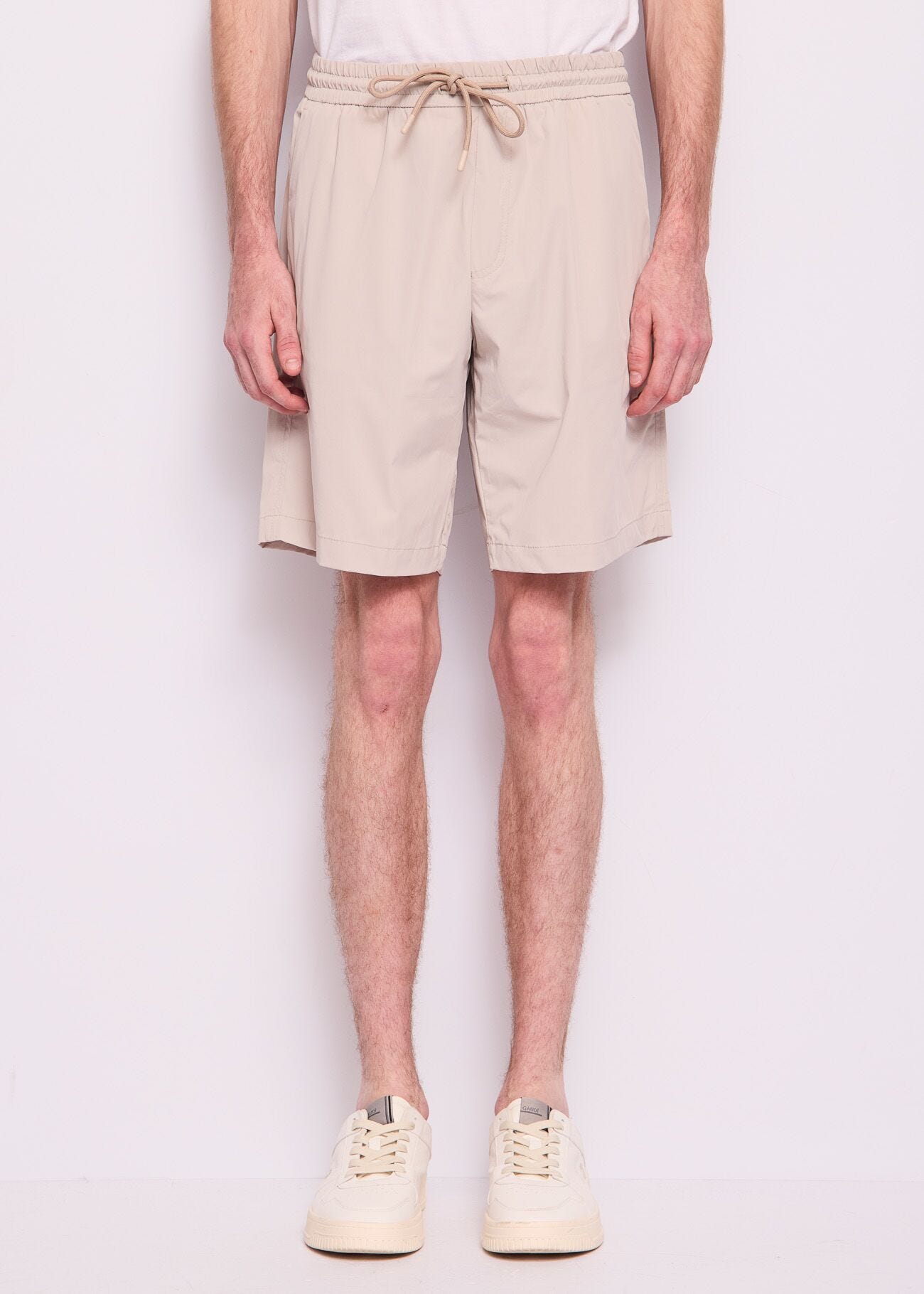 Shorts grigio in nylon