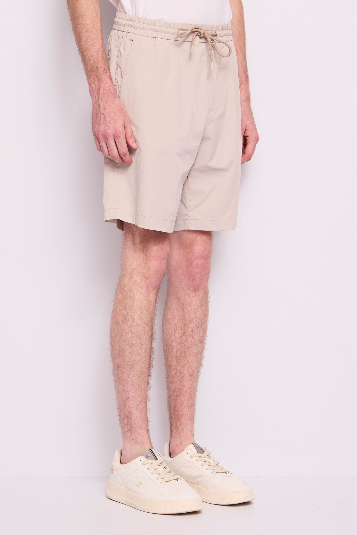 Shorts grigio in nylon