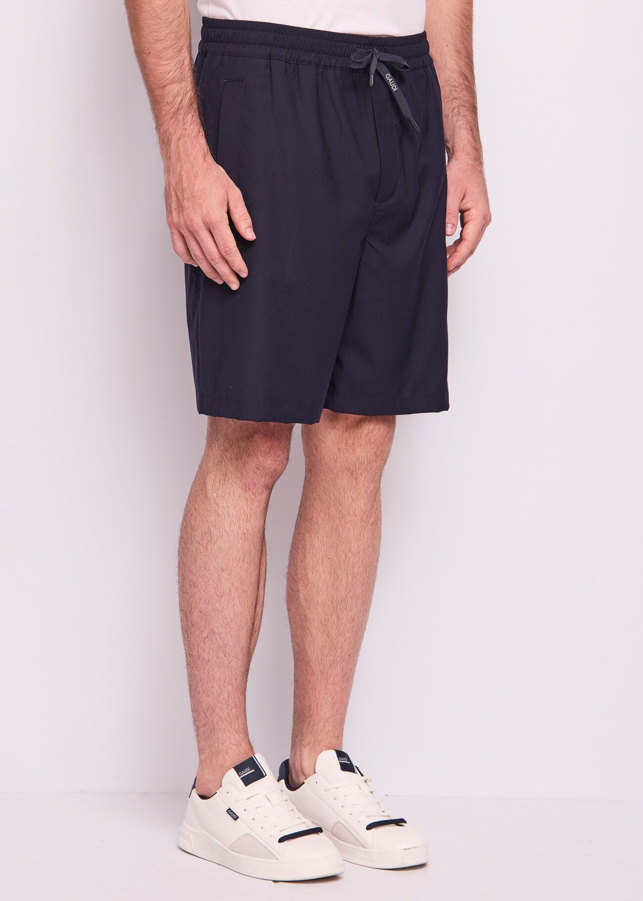 Shorts blu cargo da uomo