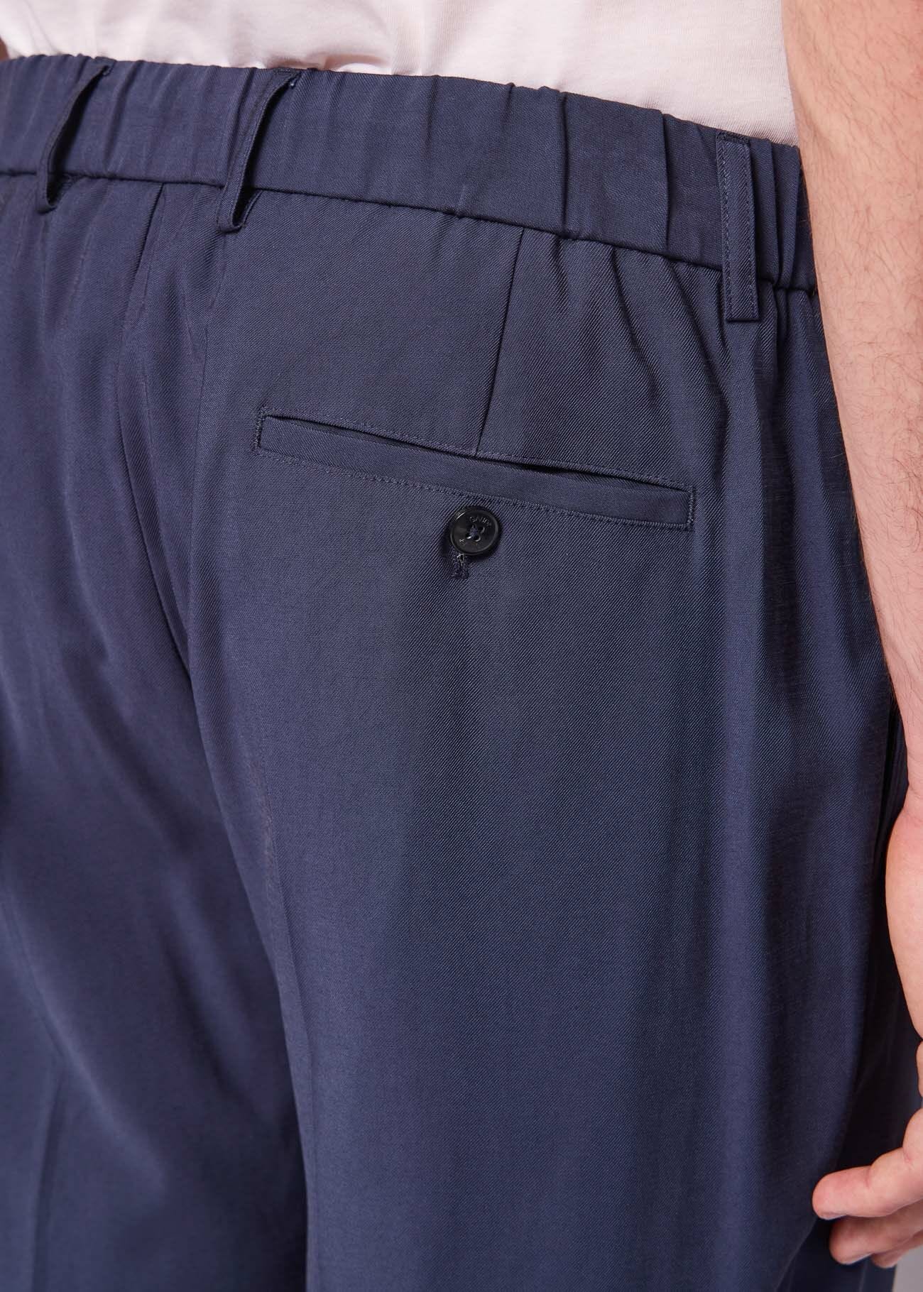 Pantaloni blu da uomo