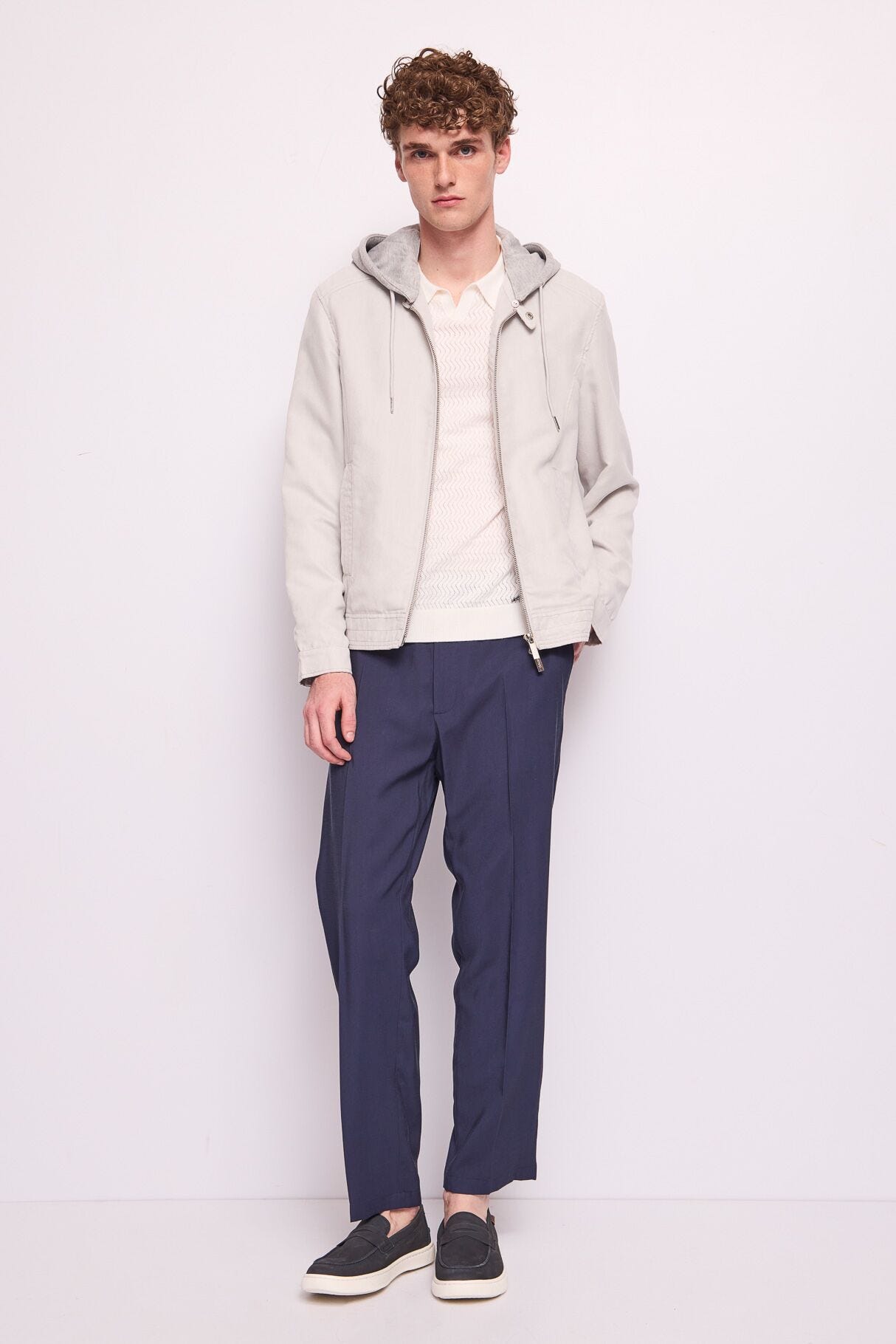 Pantaloni blu da uomo