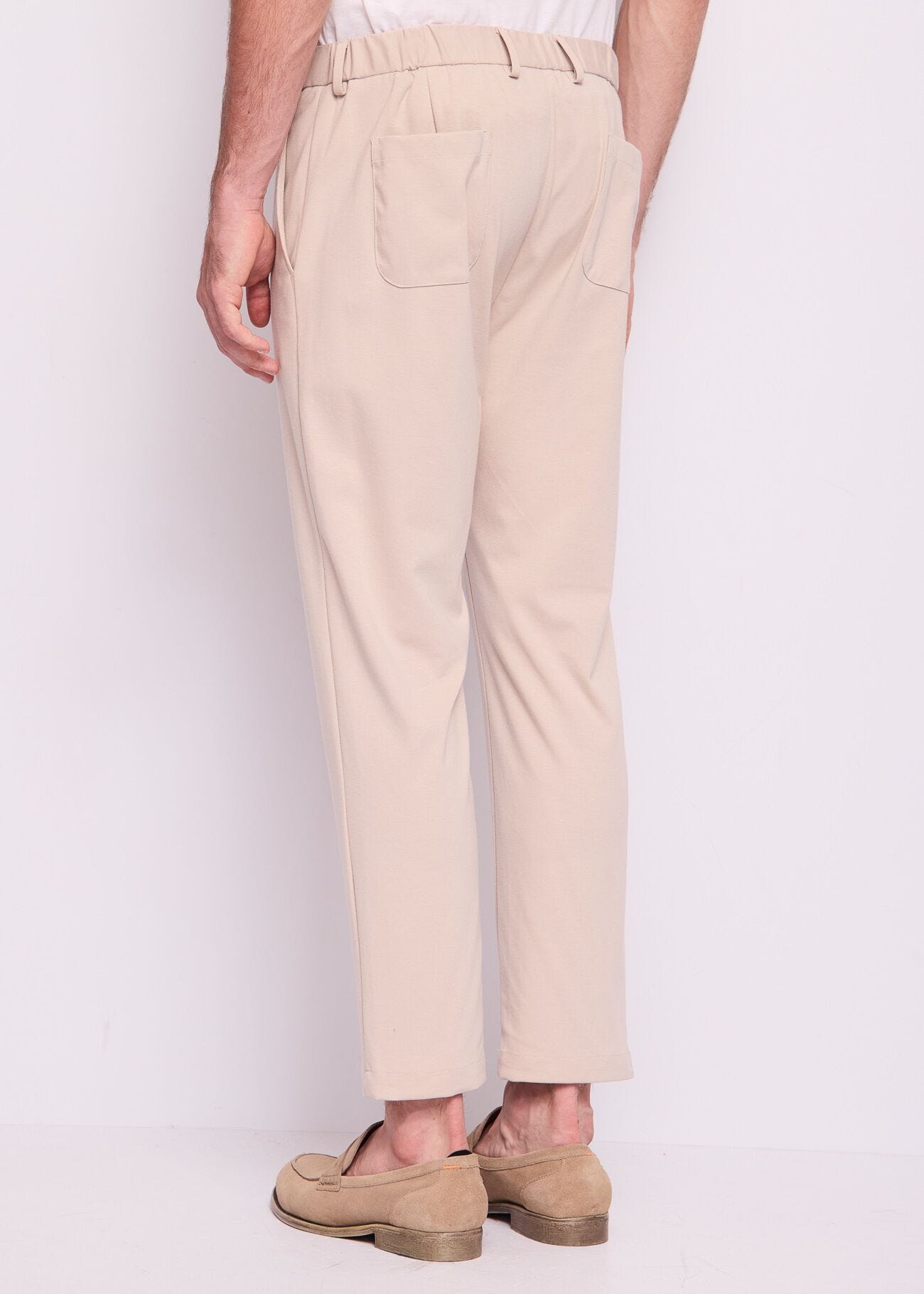 Men's cotton-blend trousers