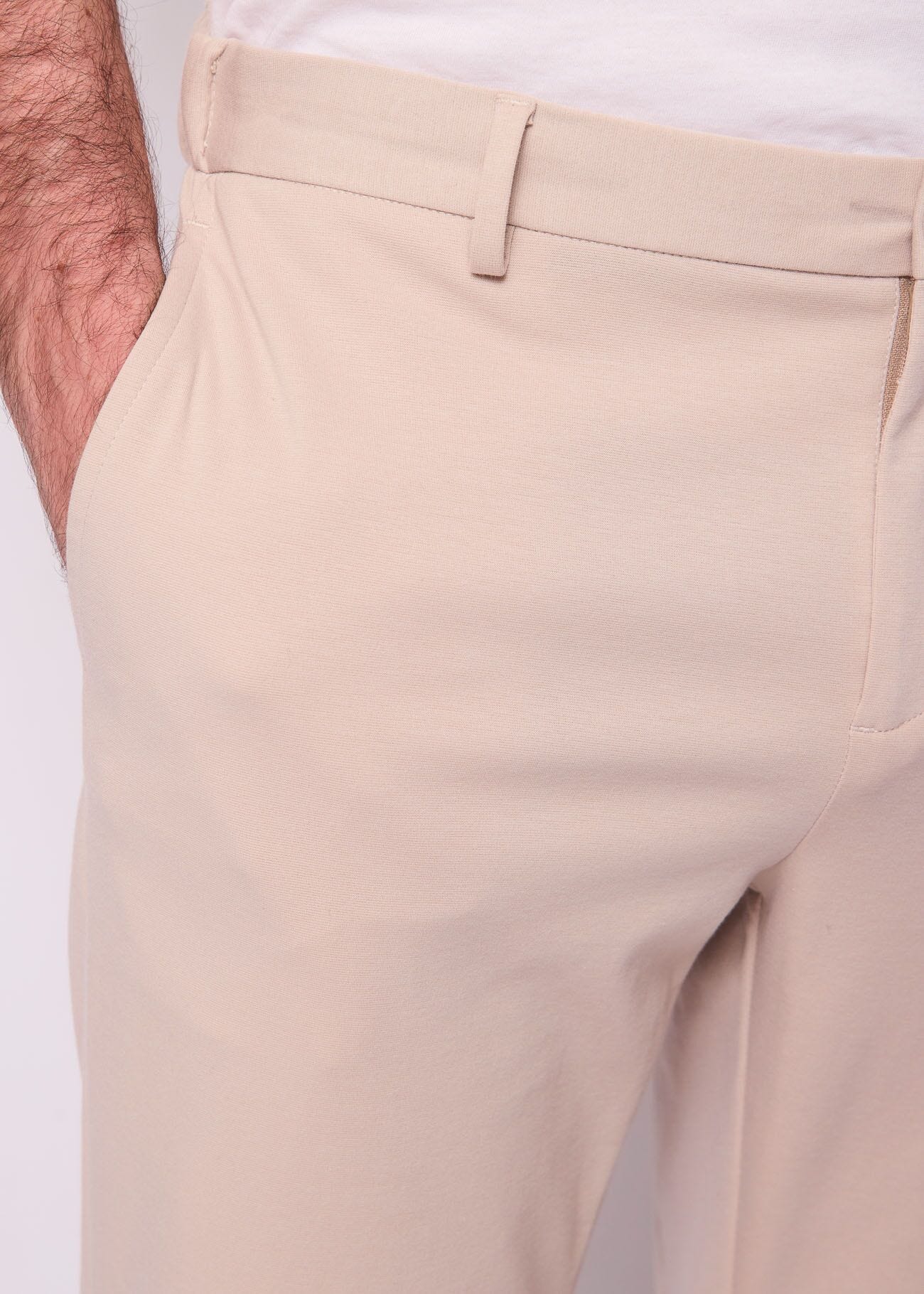 Men's cotton-blend trousers