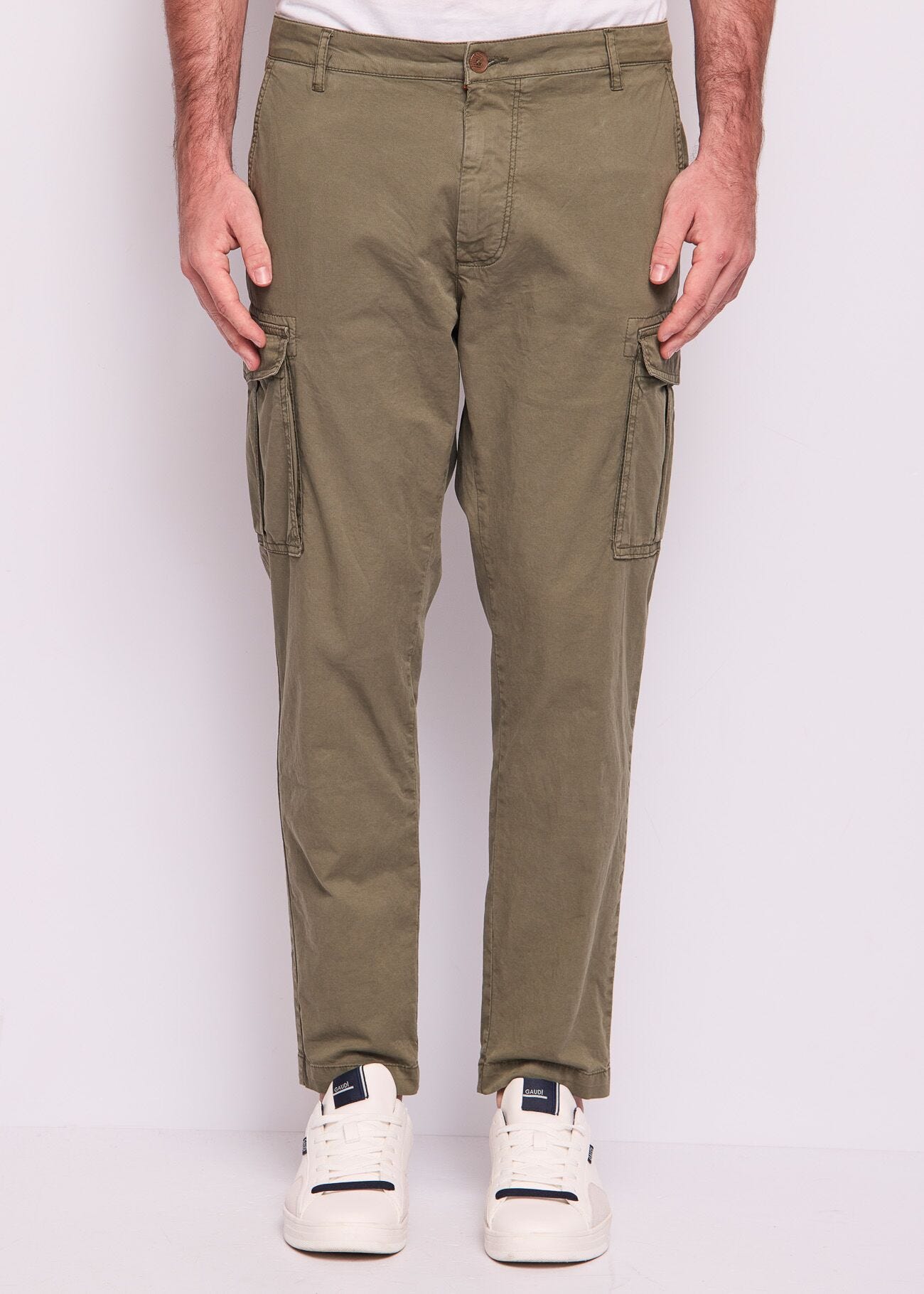 Pantaloni cargo da uomo in cotone