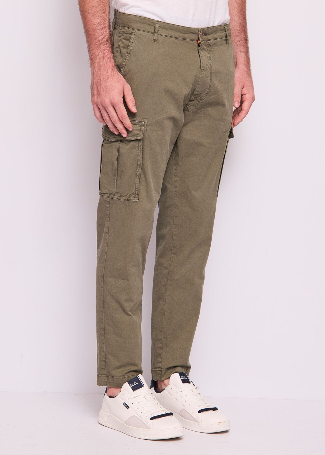Pantaloni cargo da uomo in cotone