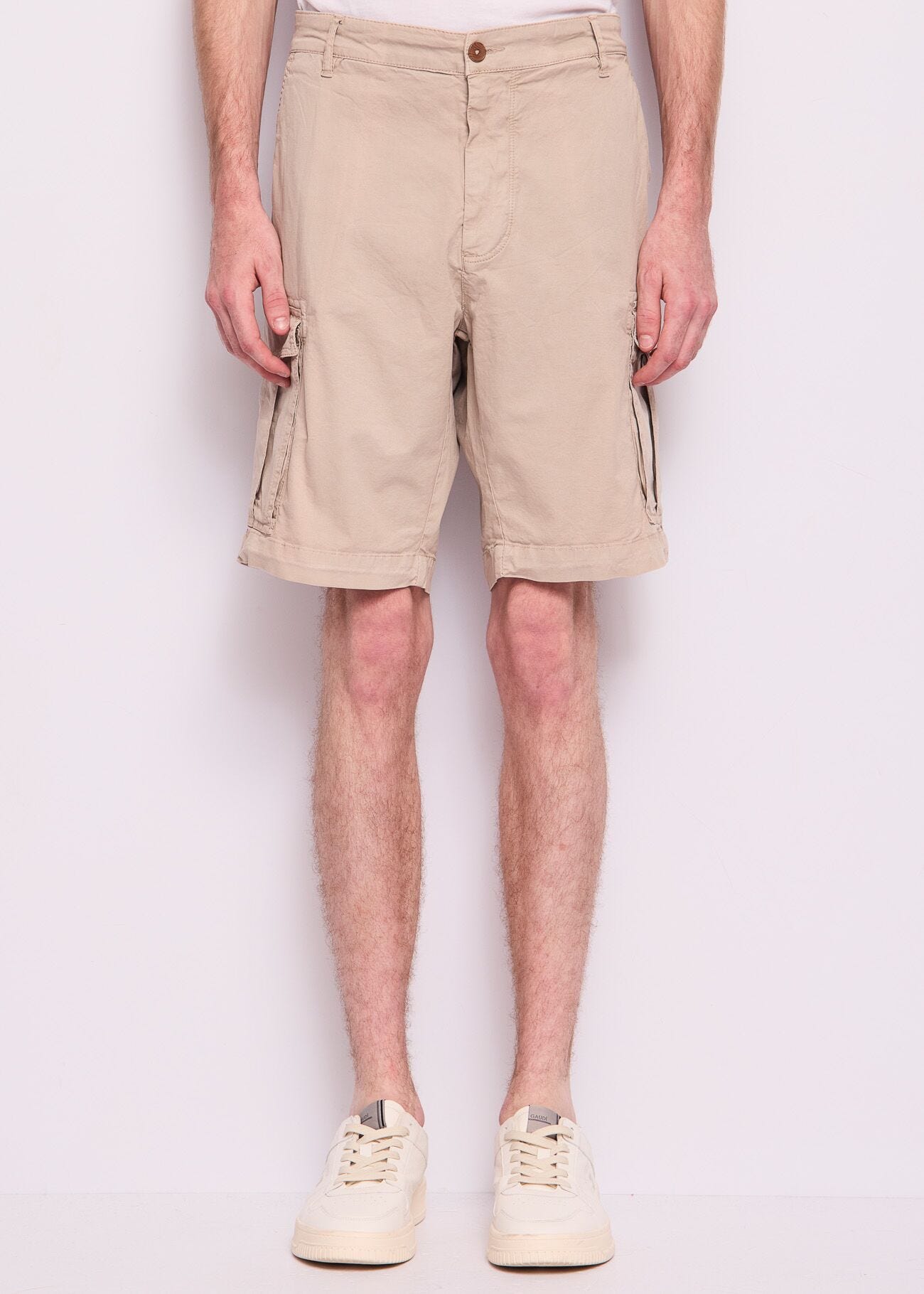 Short cargo en coton pour homme