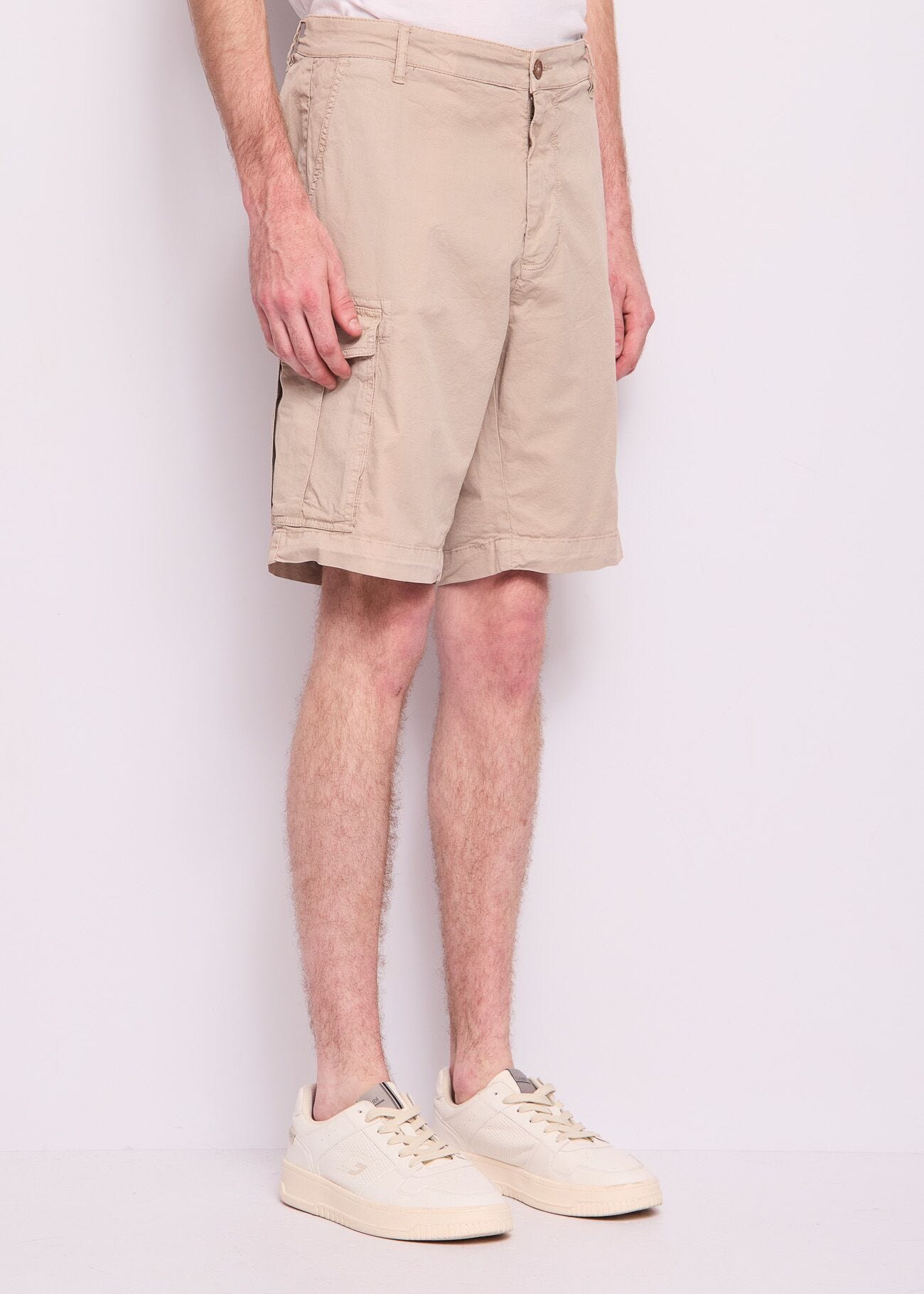 Short cargo en coton pour homme