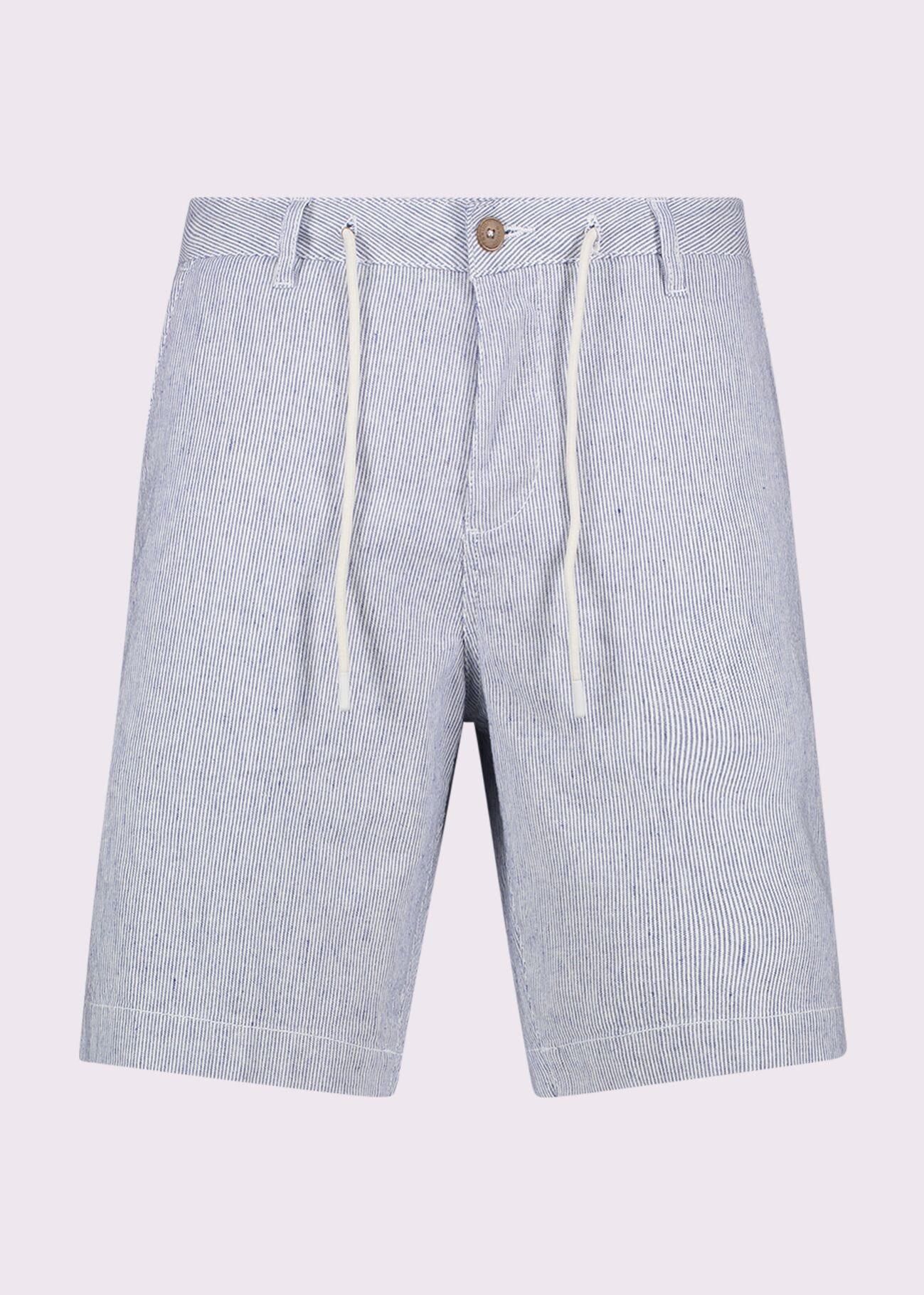 Shorts da uomo in lino e cotone