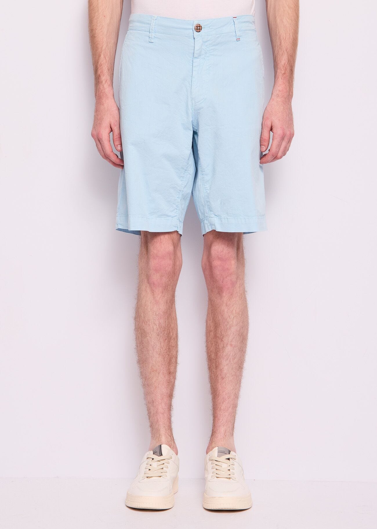 Bermuda bleu clair en coton pour homme