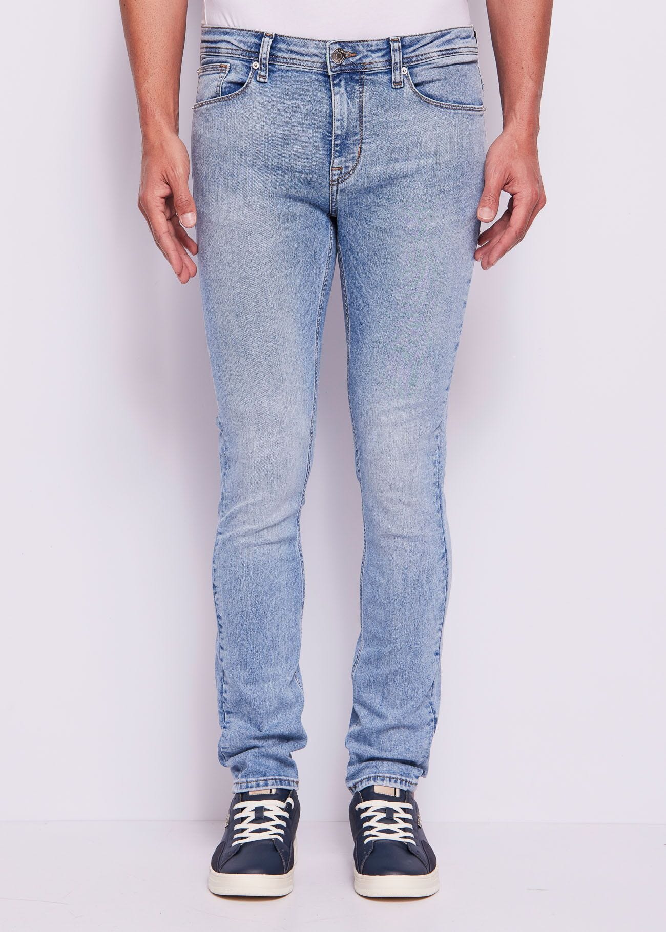 Jeans uomo skinny in cotone used