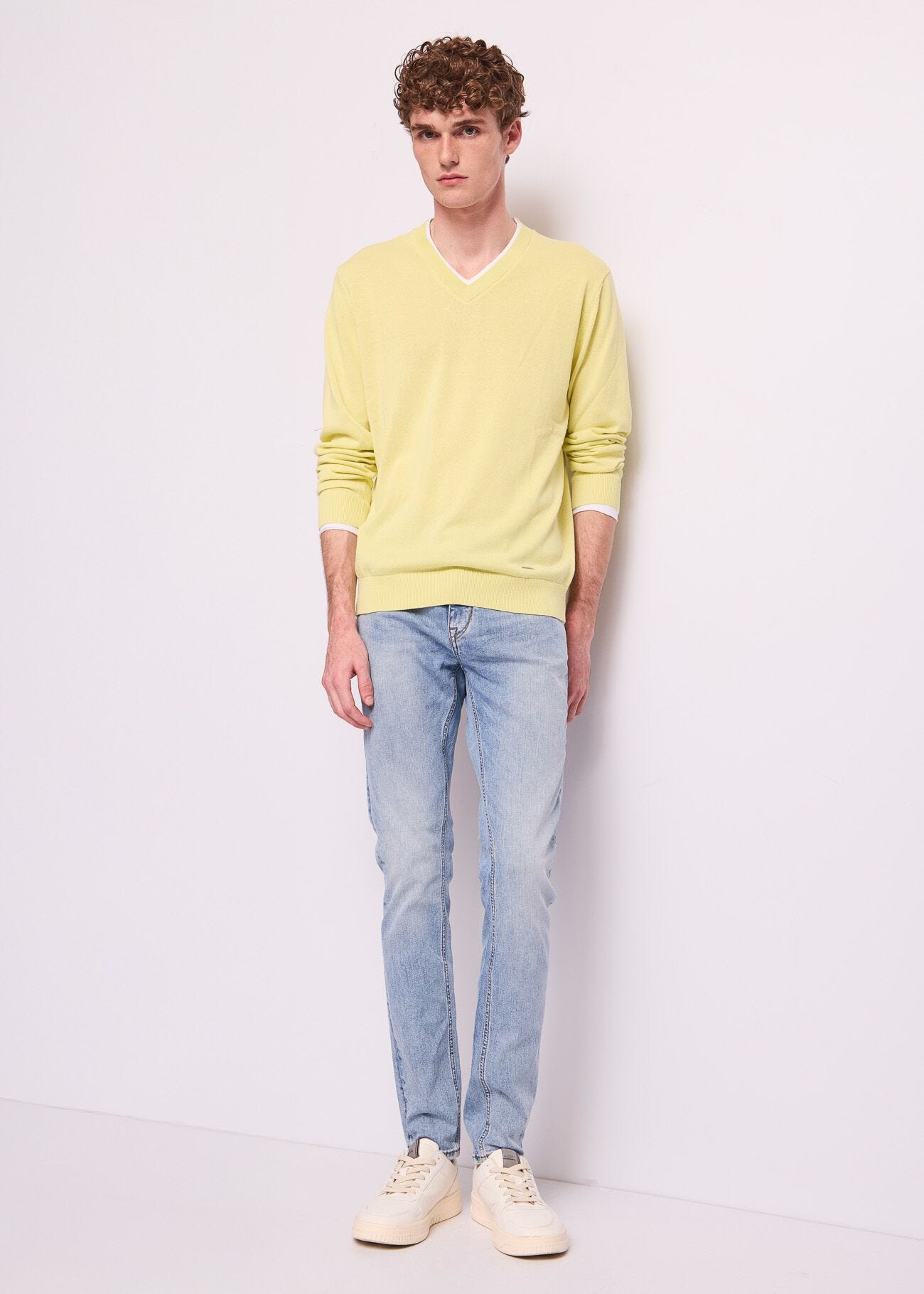 Jeans uomo skinny in cotone used