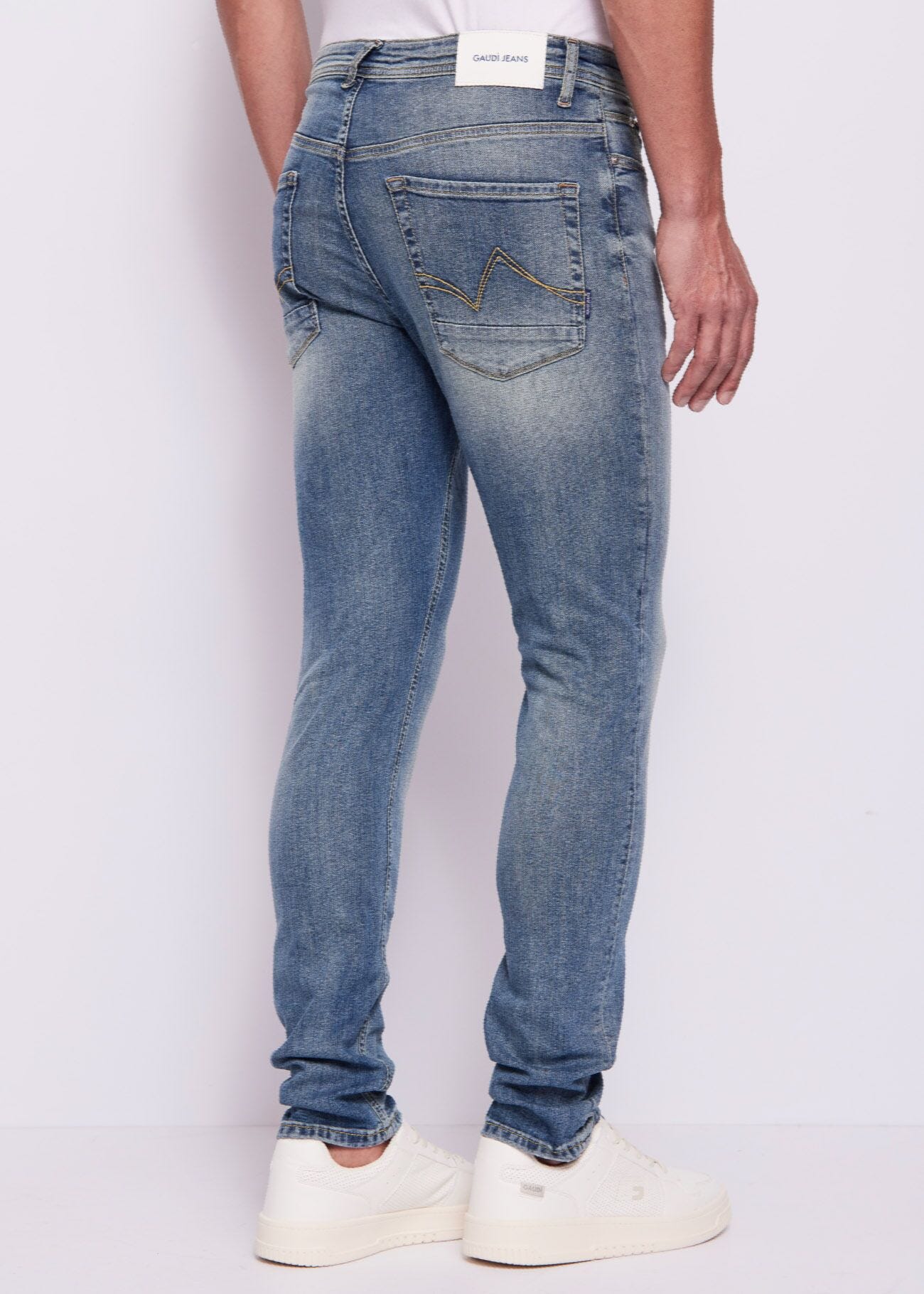 Jeans uomo slim in cotone used