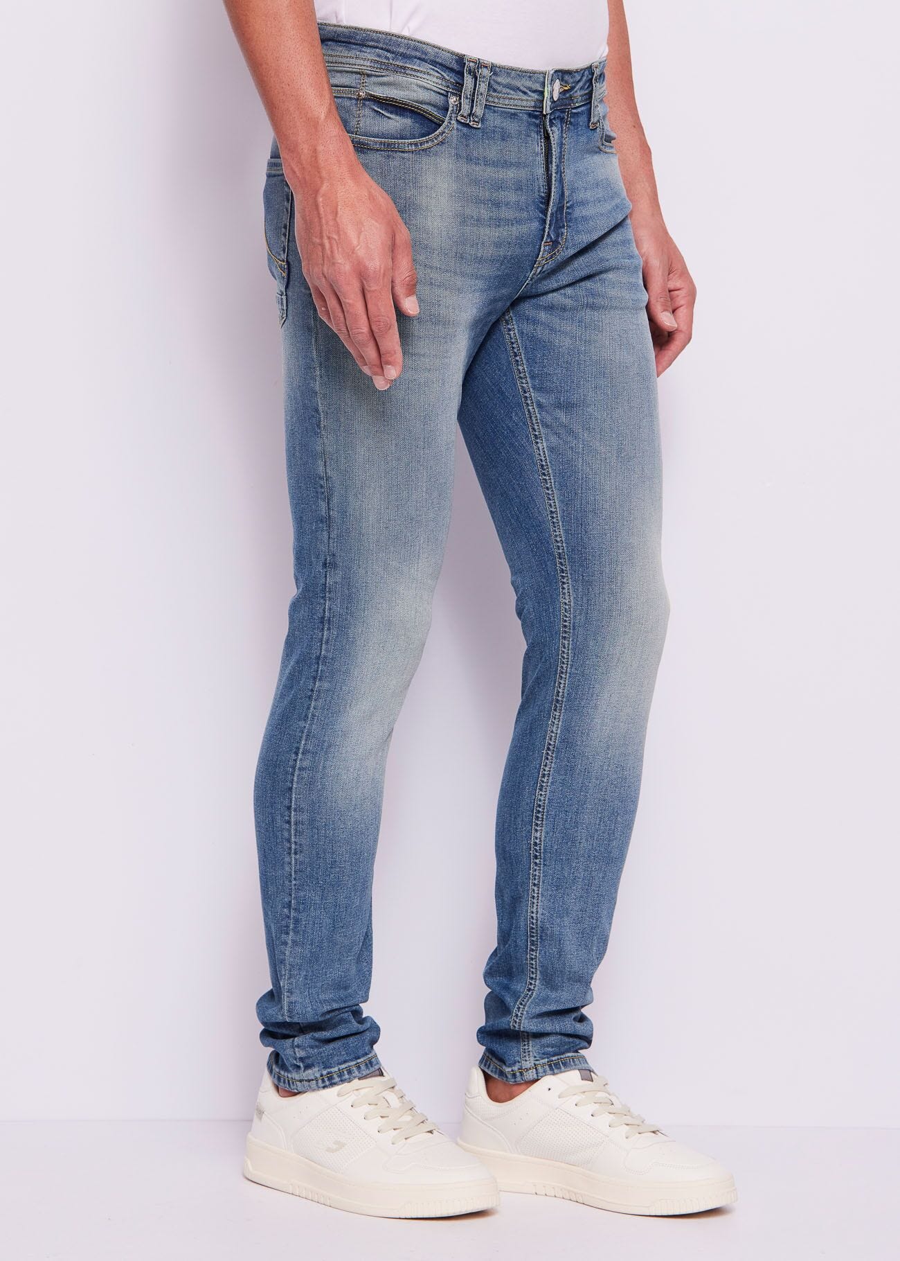 Jeans uomo slim in cotone used