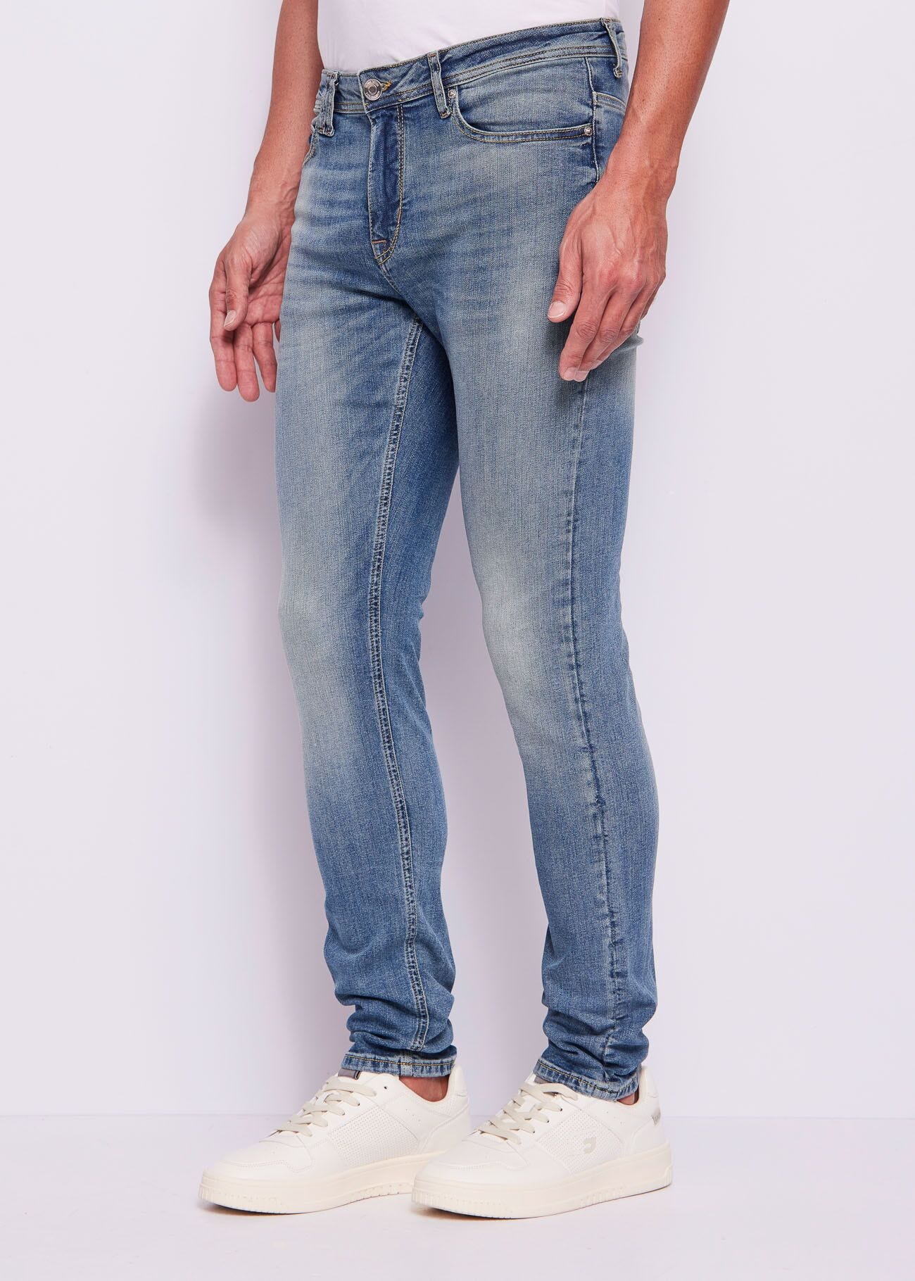 Jeans uomo slim in cotone used