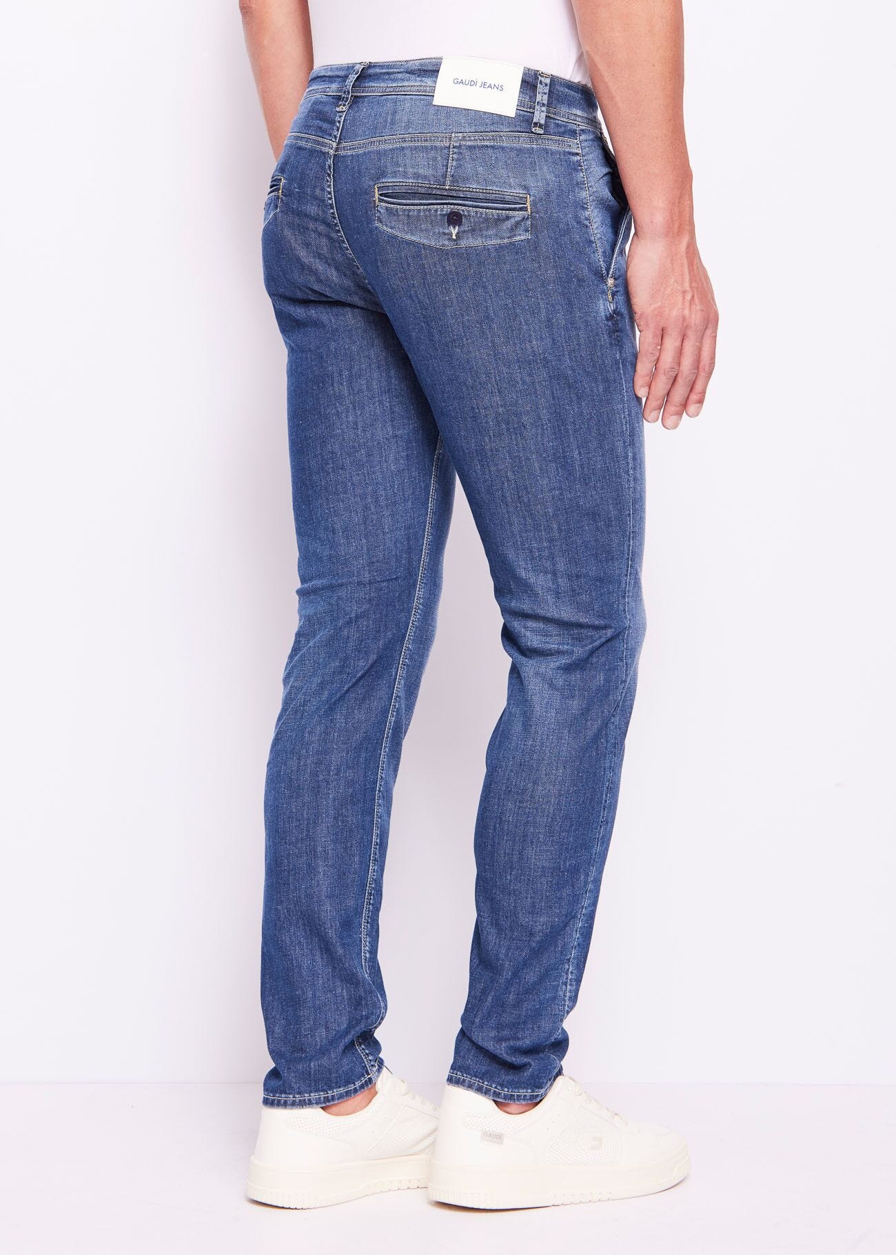 Vaqueros ajustados chinos de algodón para hombre