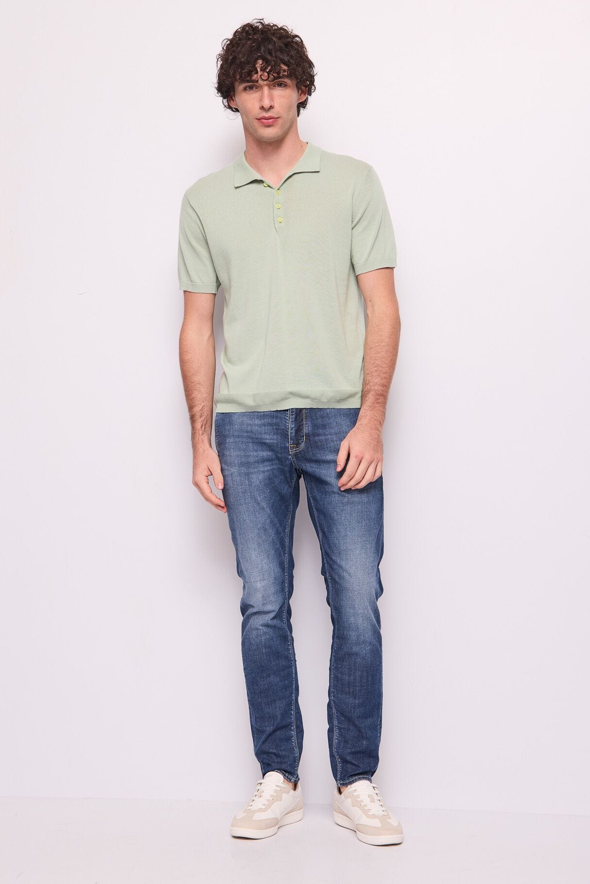 Vaqueros ajustados chinos de algodón para hombre