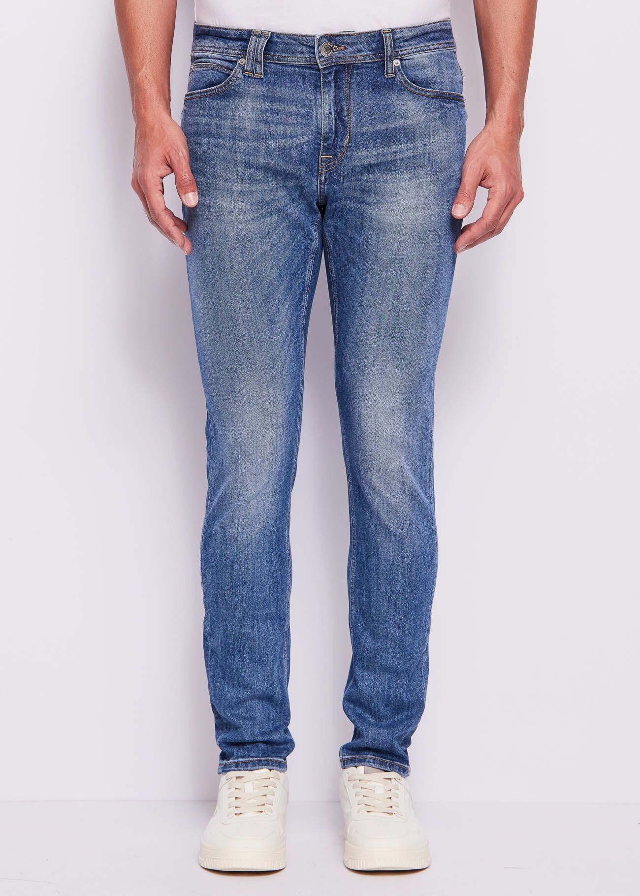 Jeans uomo slim in cotone used