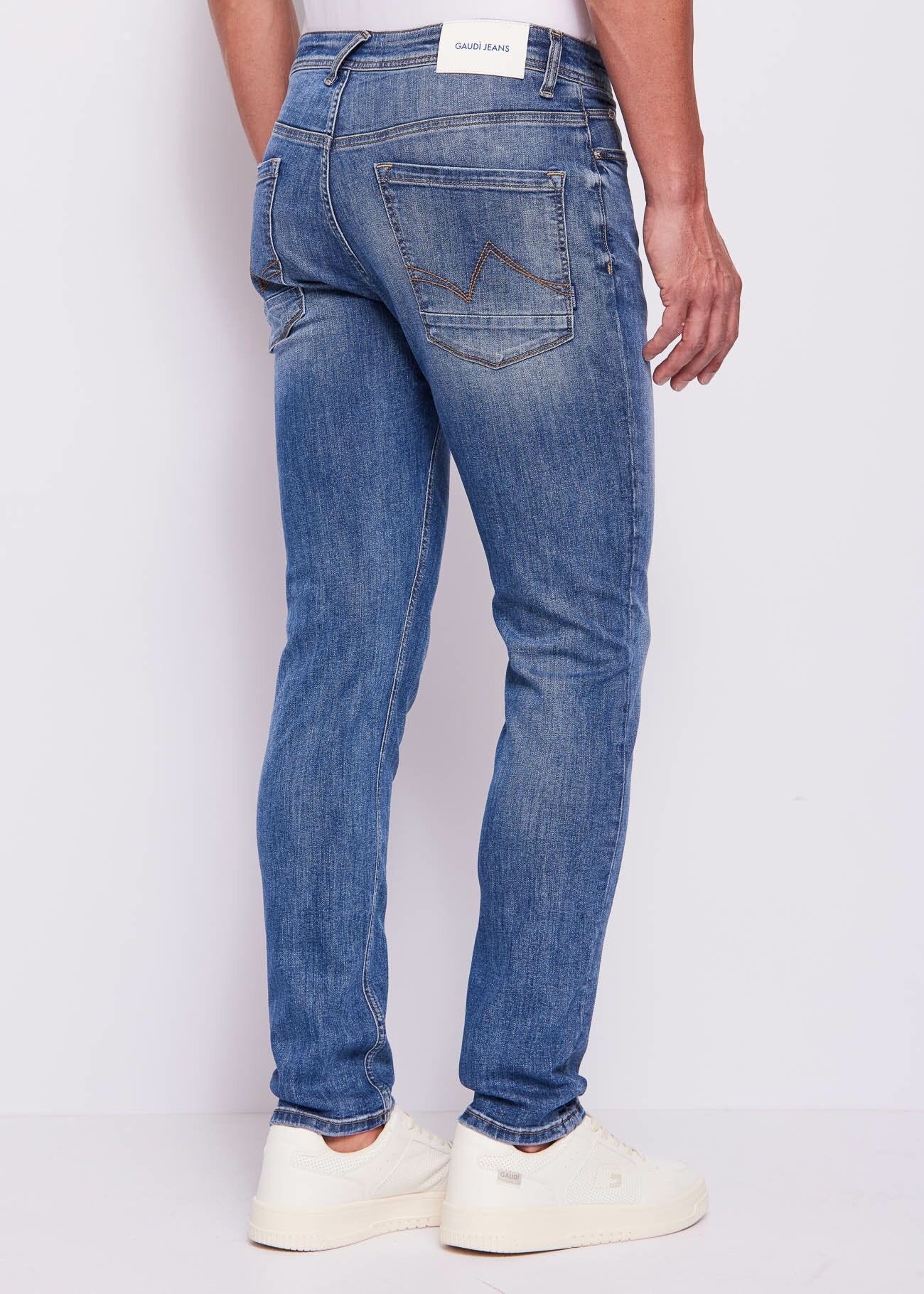 Jeans uomo slim in cotone used