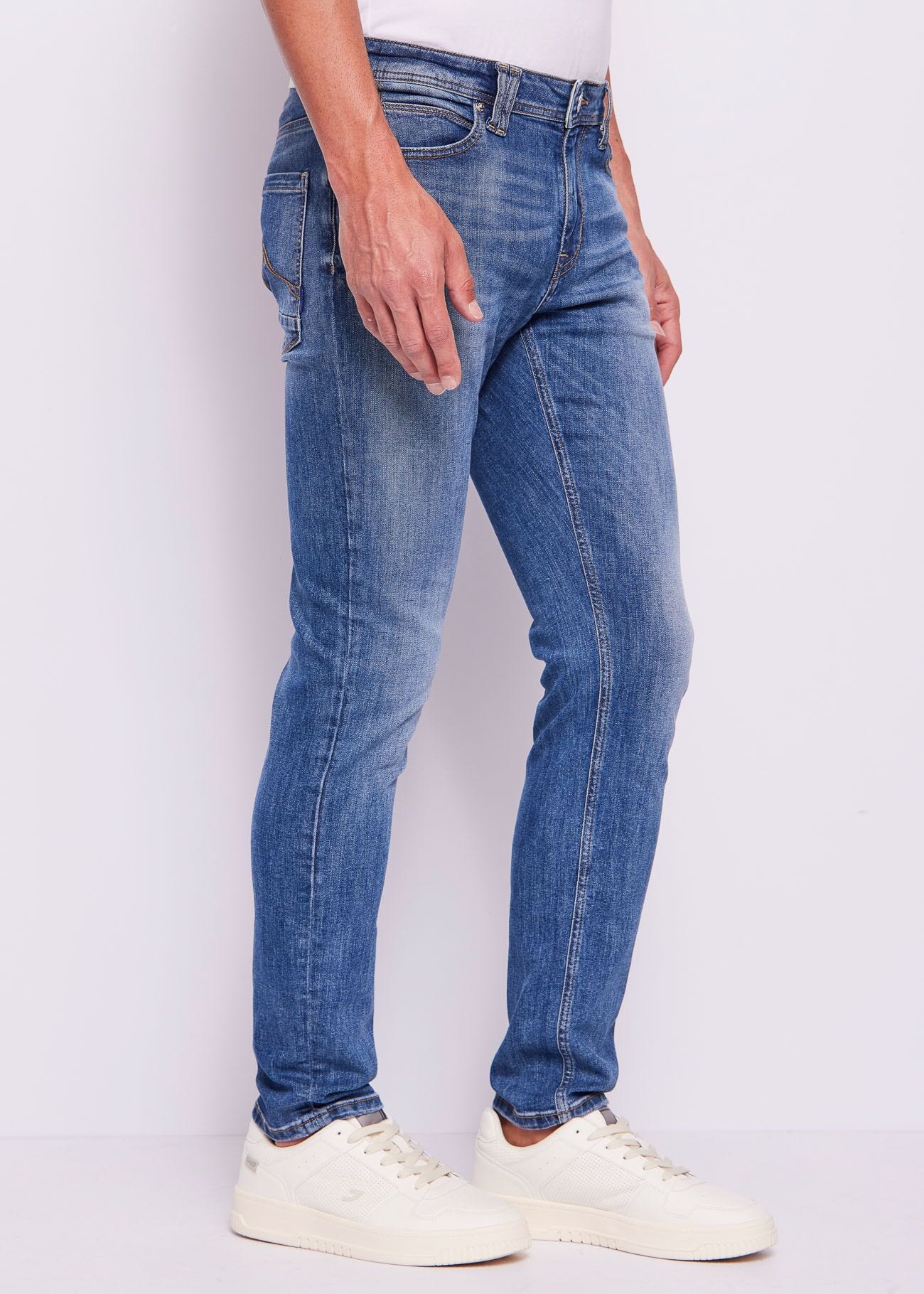 Jeans uomo slim in cotone used