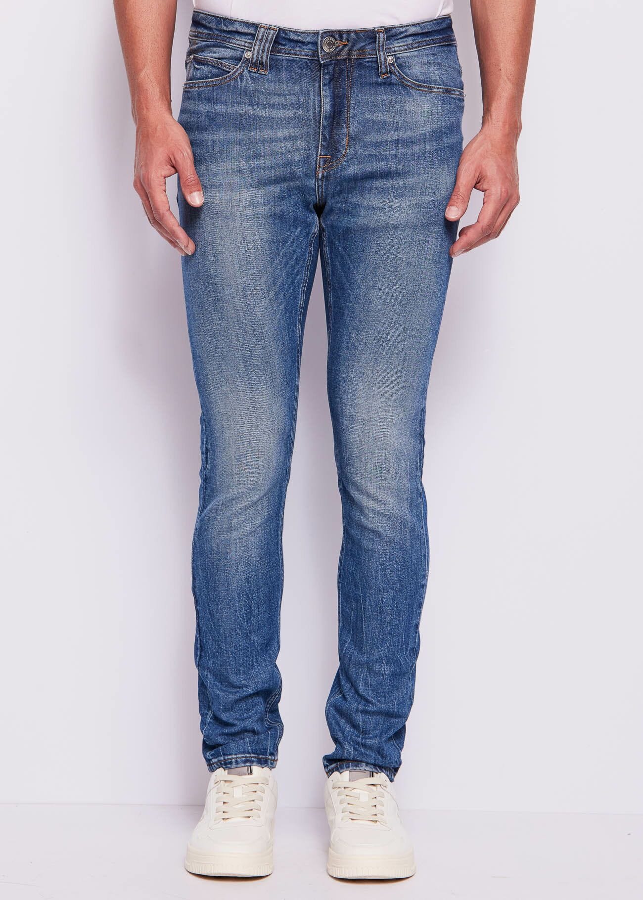 Jeans uomo slim in cotone used