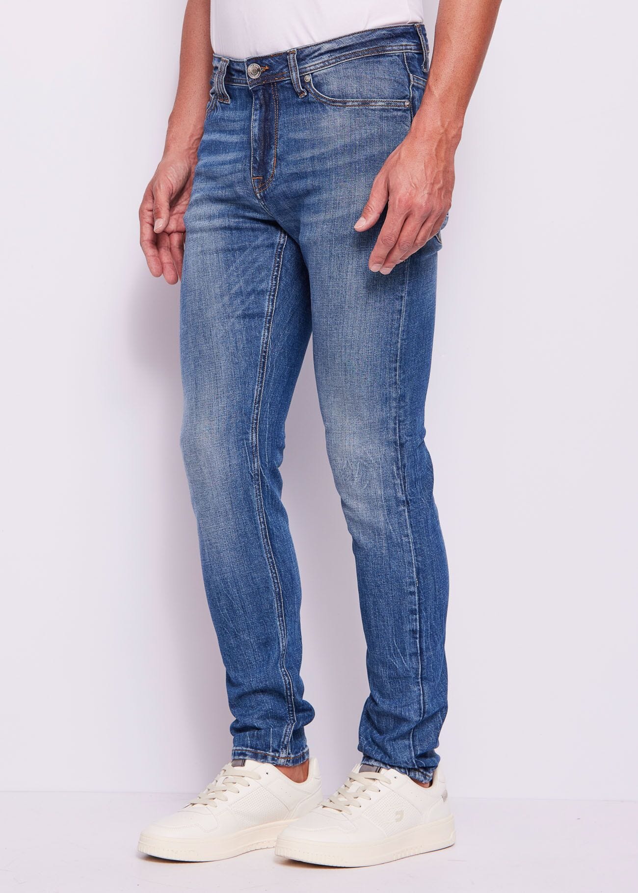 Jeans uomo slim in cotone used