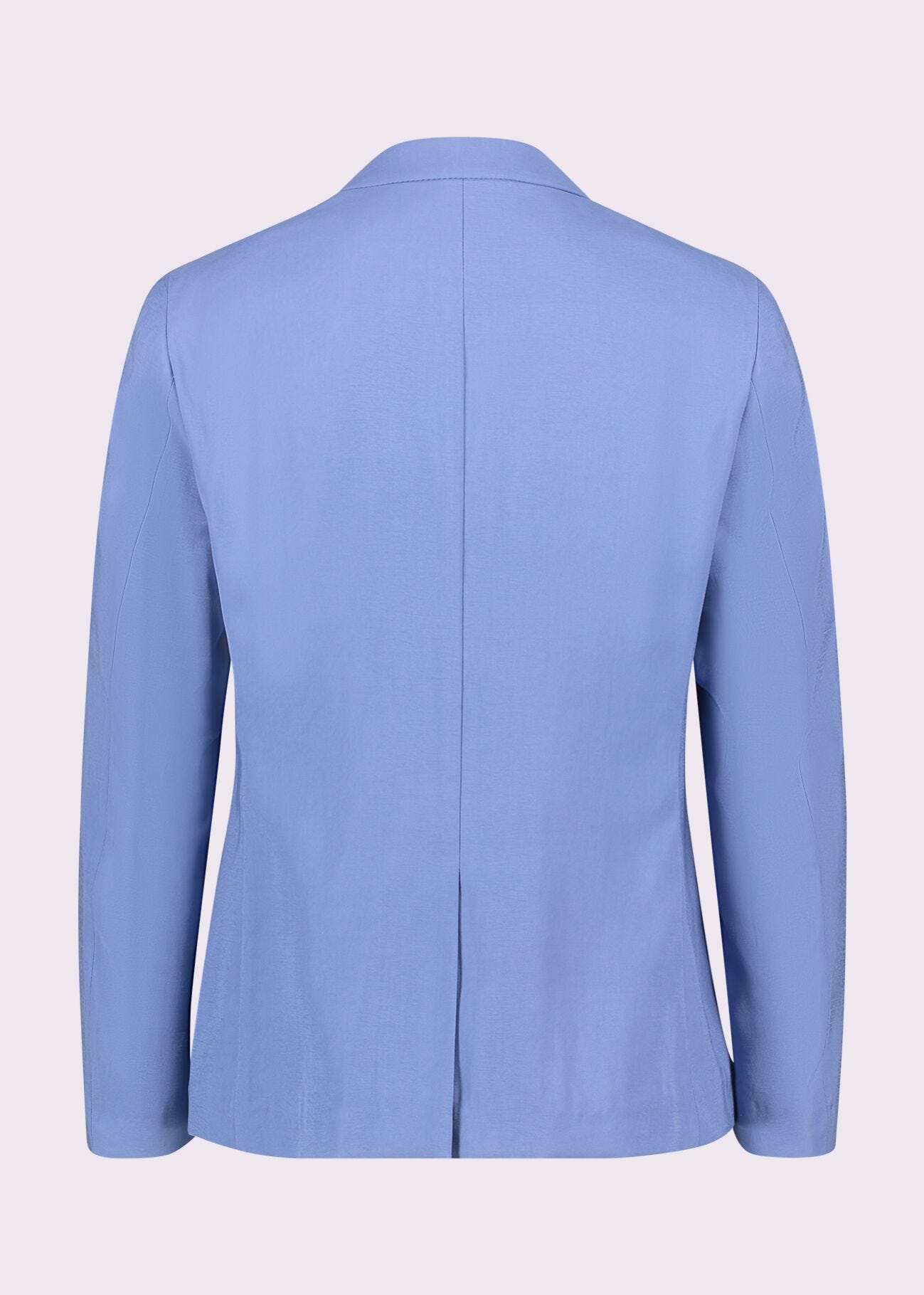 Men's single-breasted light blue blazer