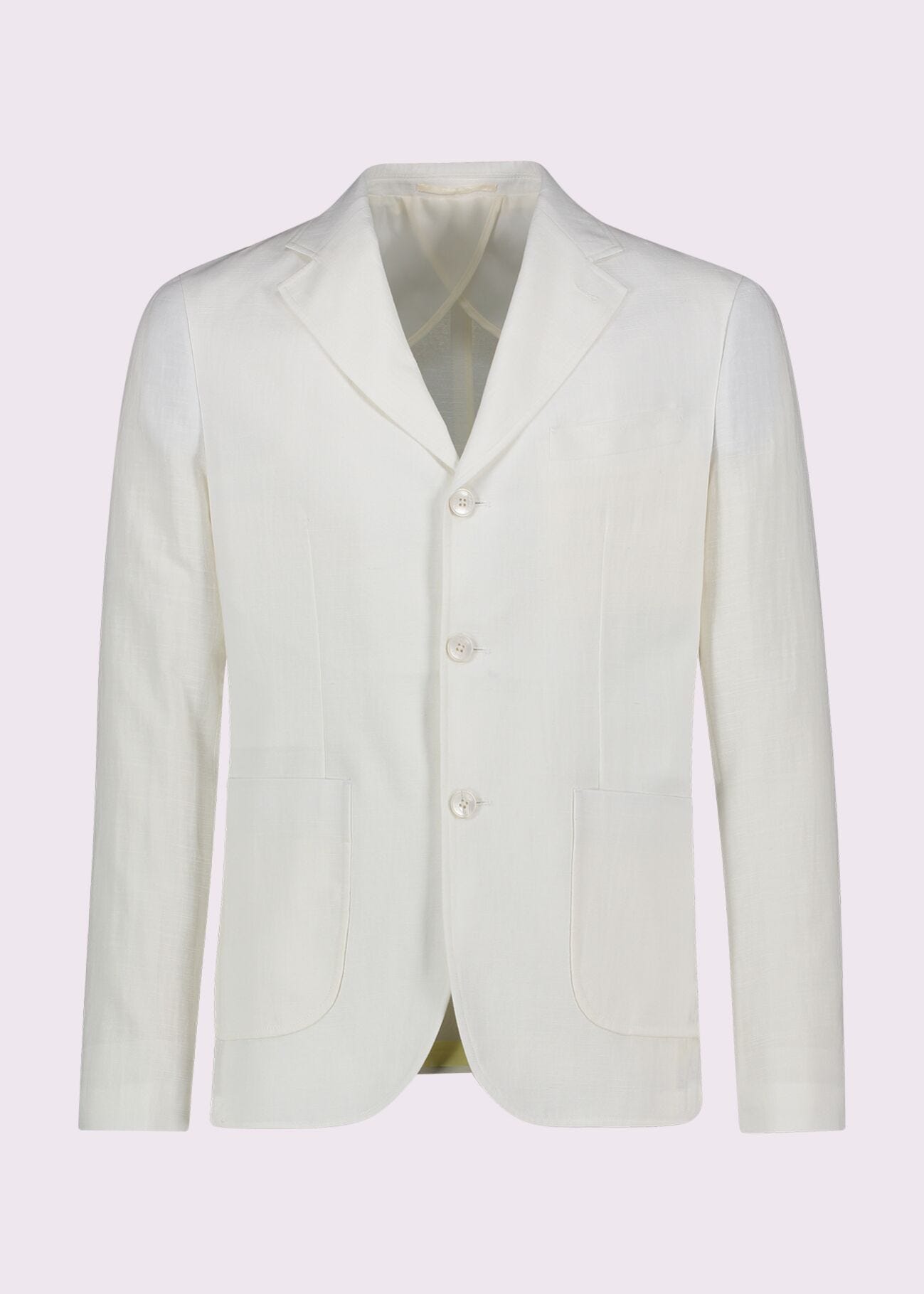 Blazer blanc en coton pour homme