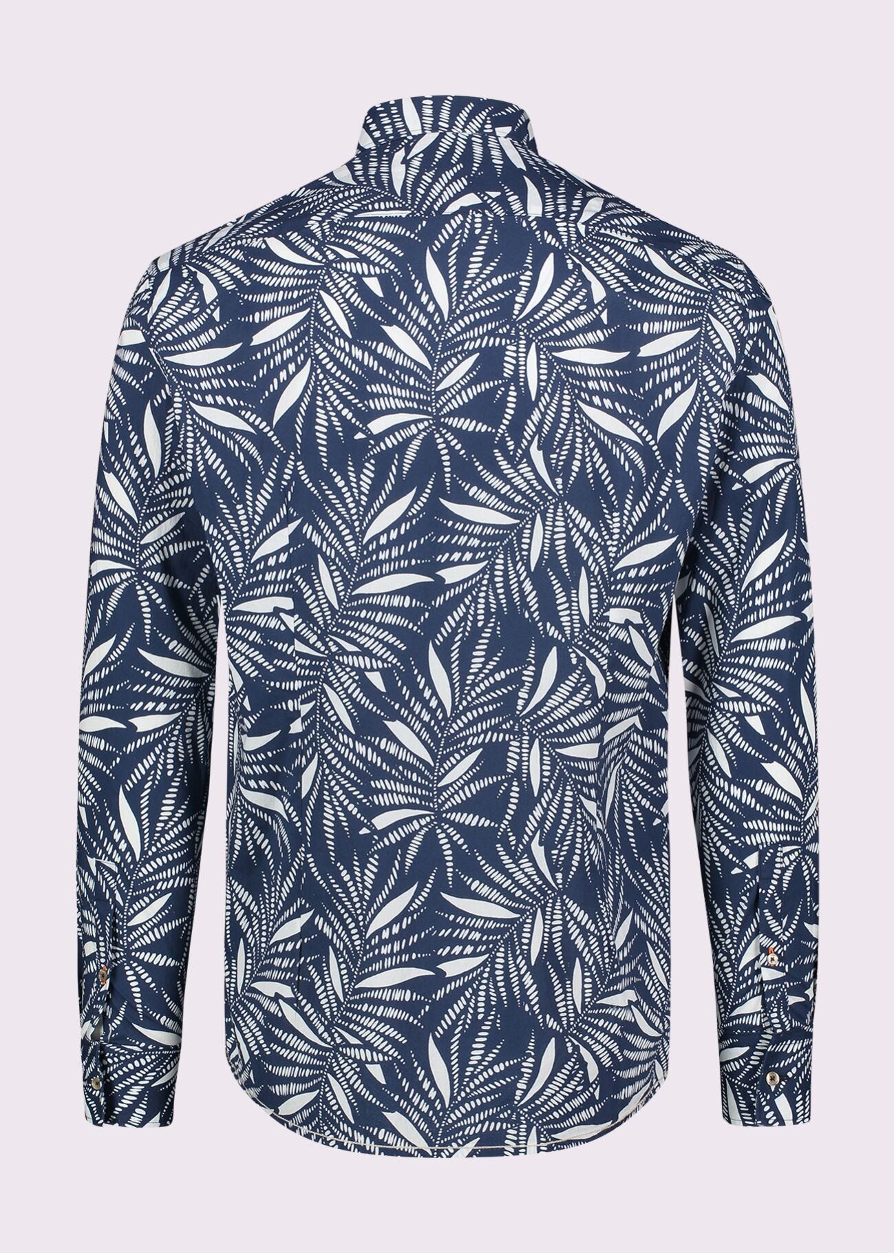 Camicia da uomo in cotone stampato