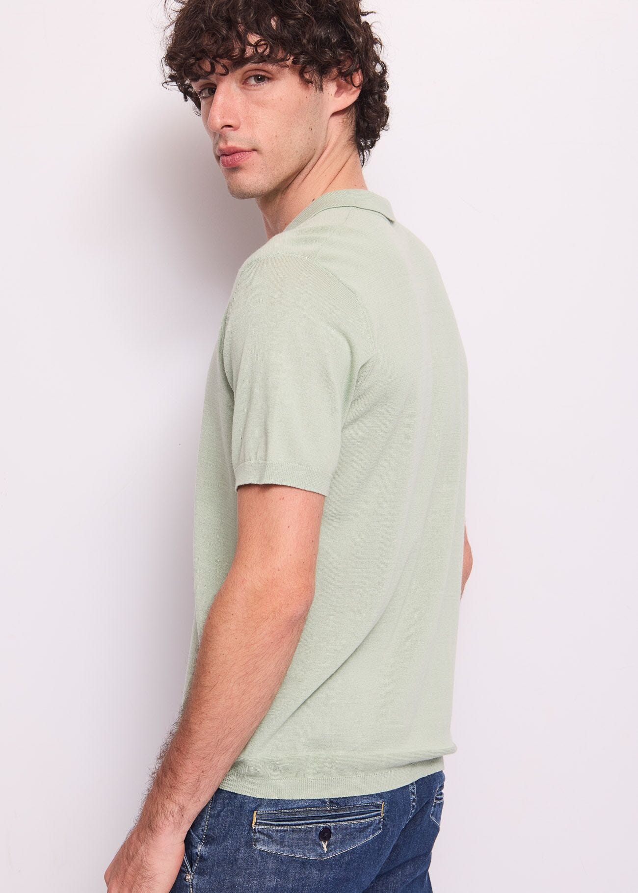 Polo da uomo in maglia di cotone