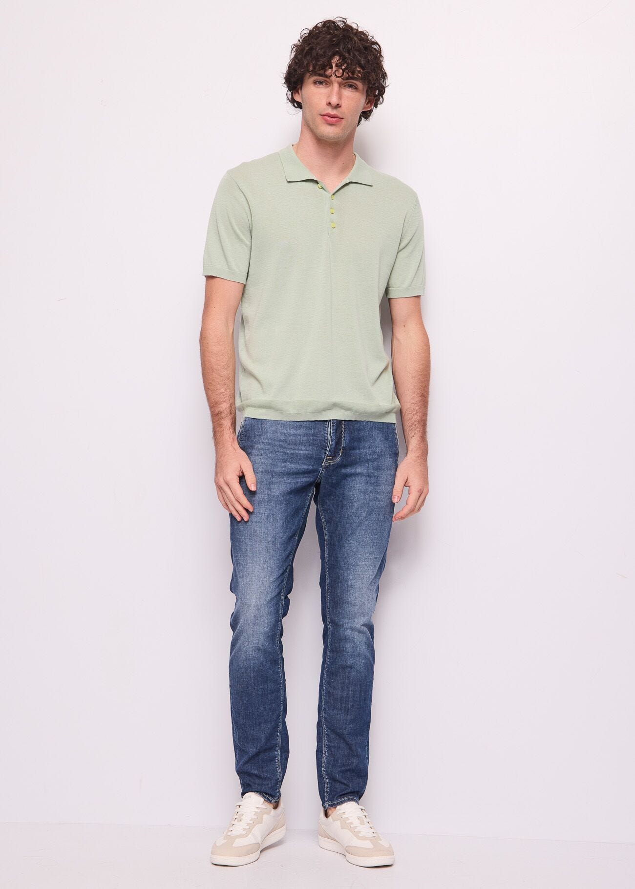 Polo da uomo in maglia di cotone