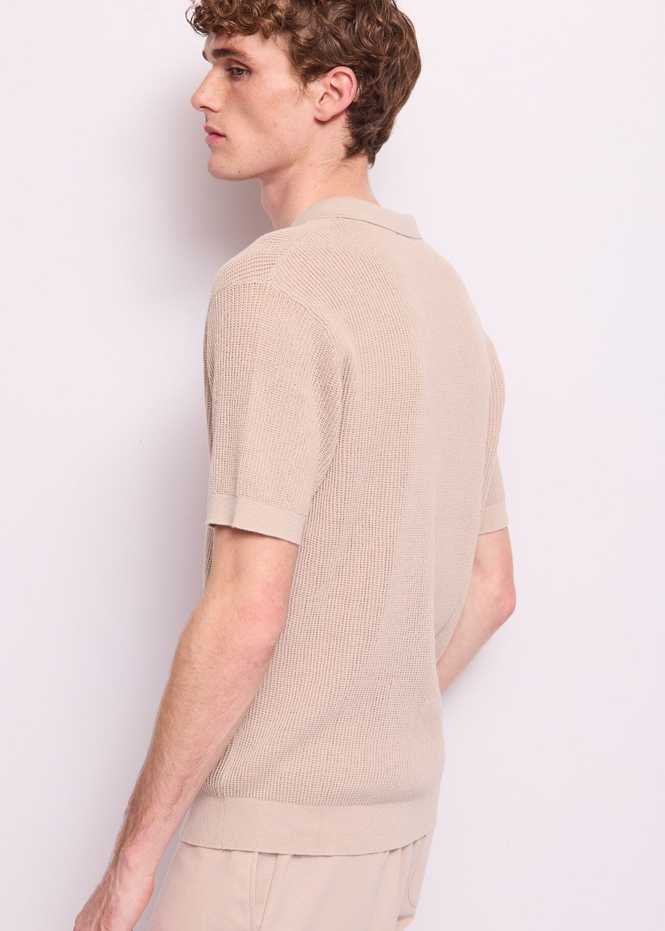 Polo da uomo in maglia di cotone
