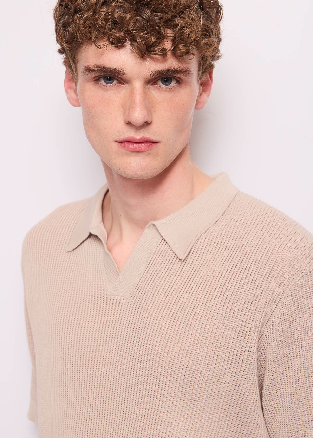 Polo da uomo in maglia di cotone