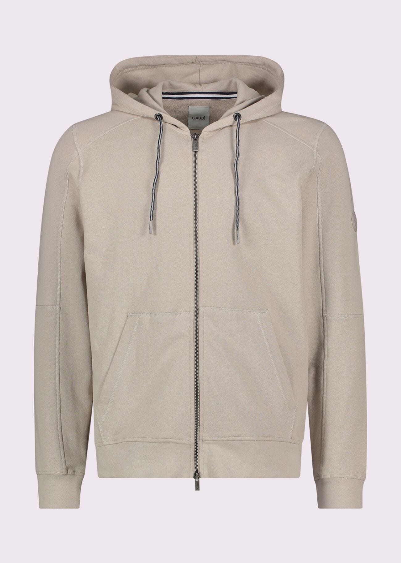 Sudadera beige de algodón para hombre