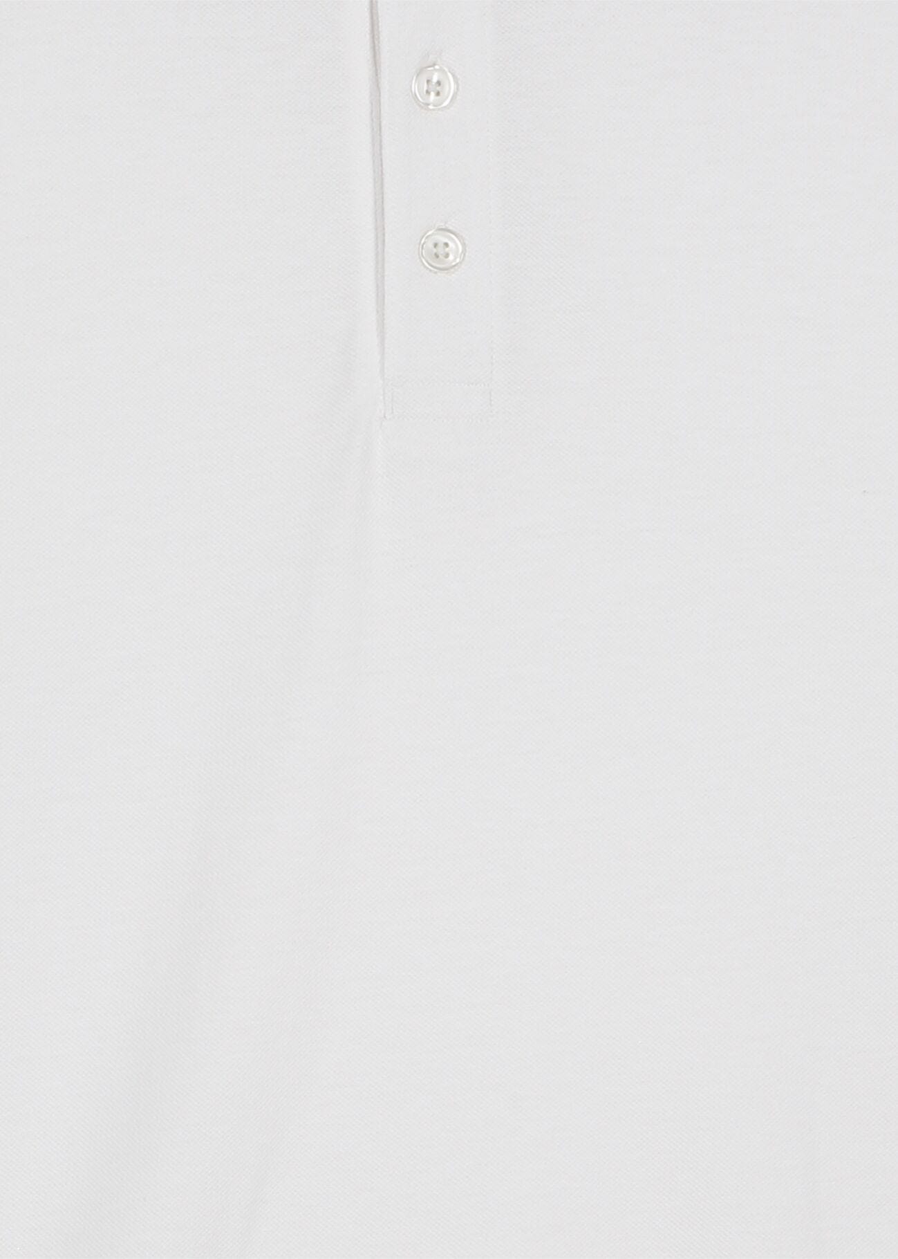 Polo bianca da uomo in cotone