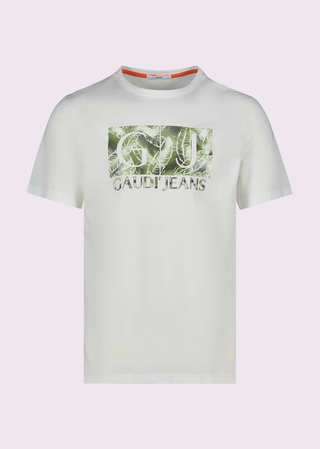 Camiseta blanca de algodón para hombre