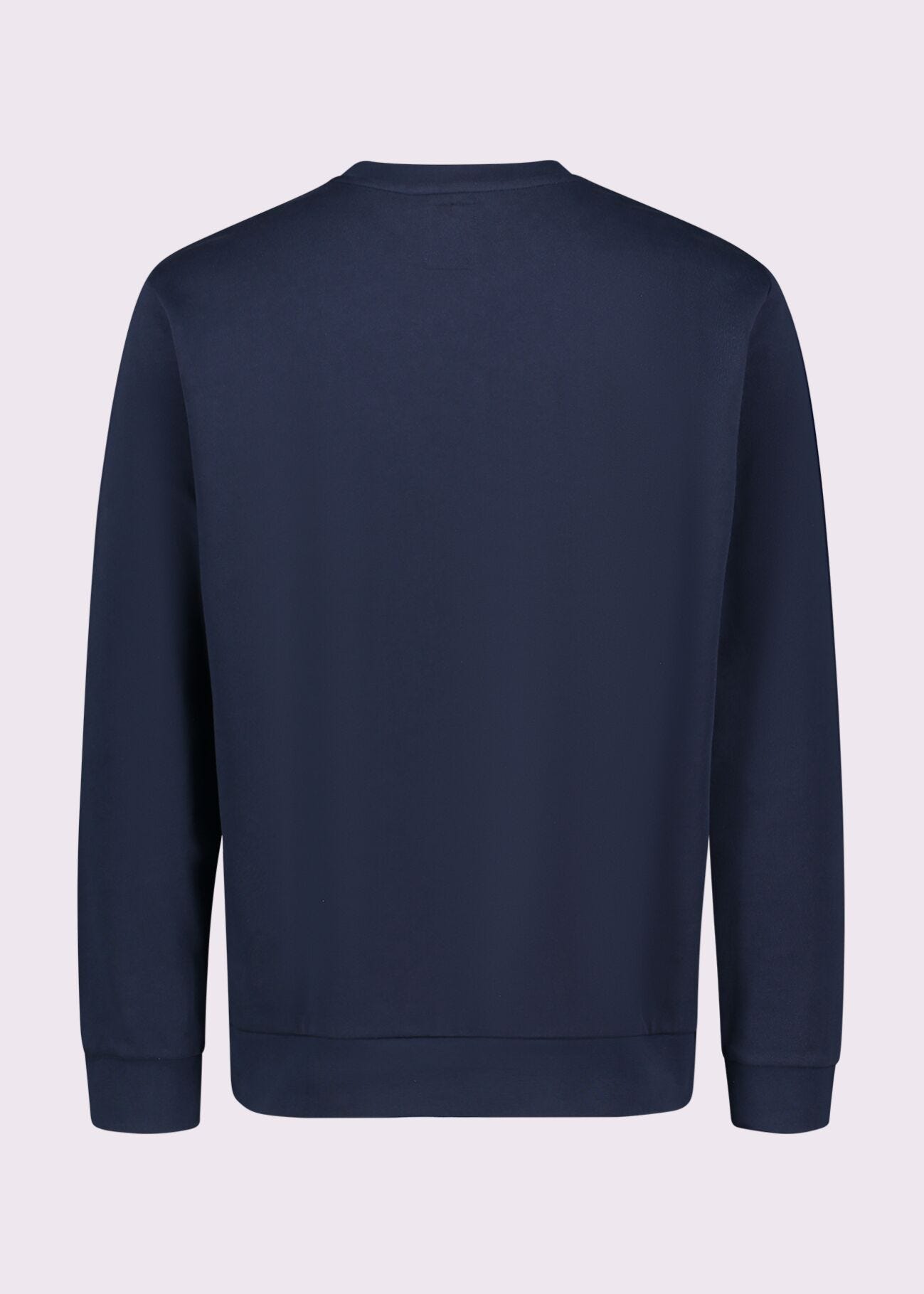 Sudadera azul de algodón para hombre