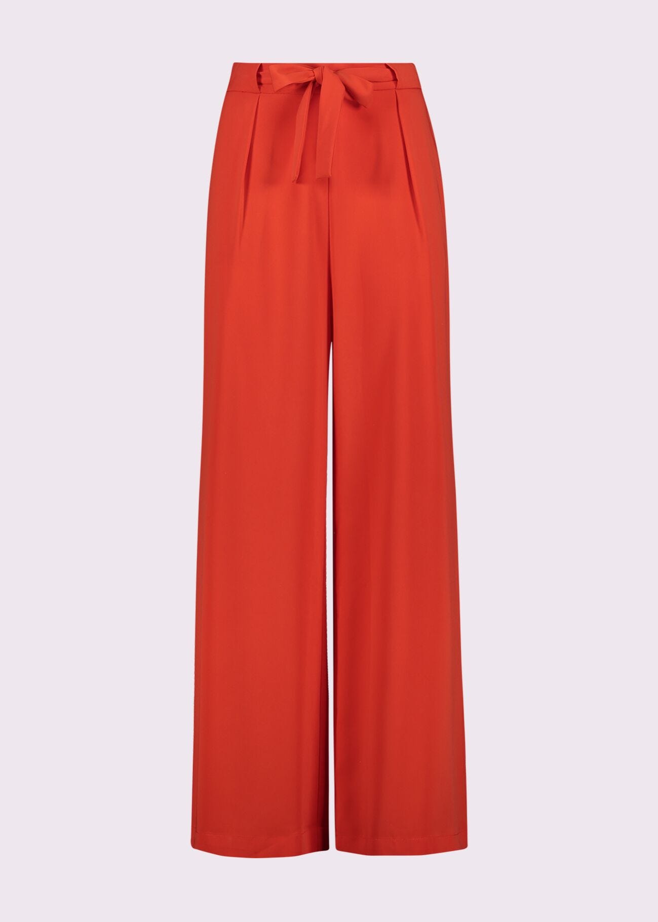 Pantalon jaune avec ceinture pour femme