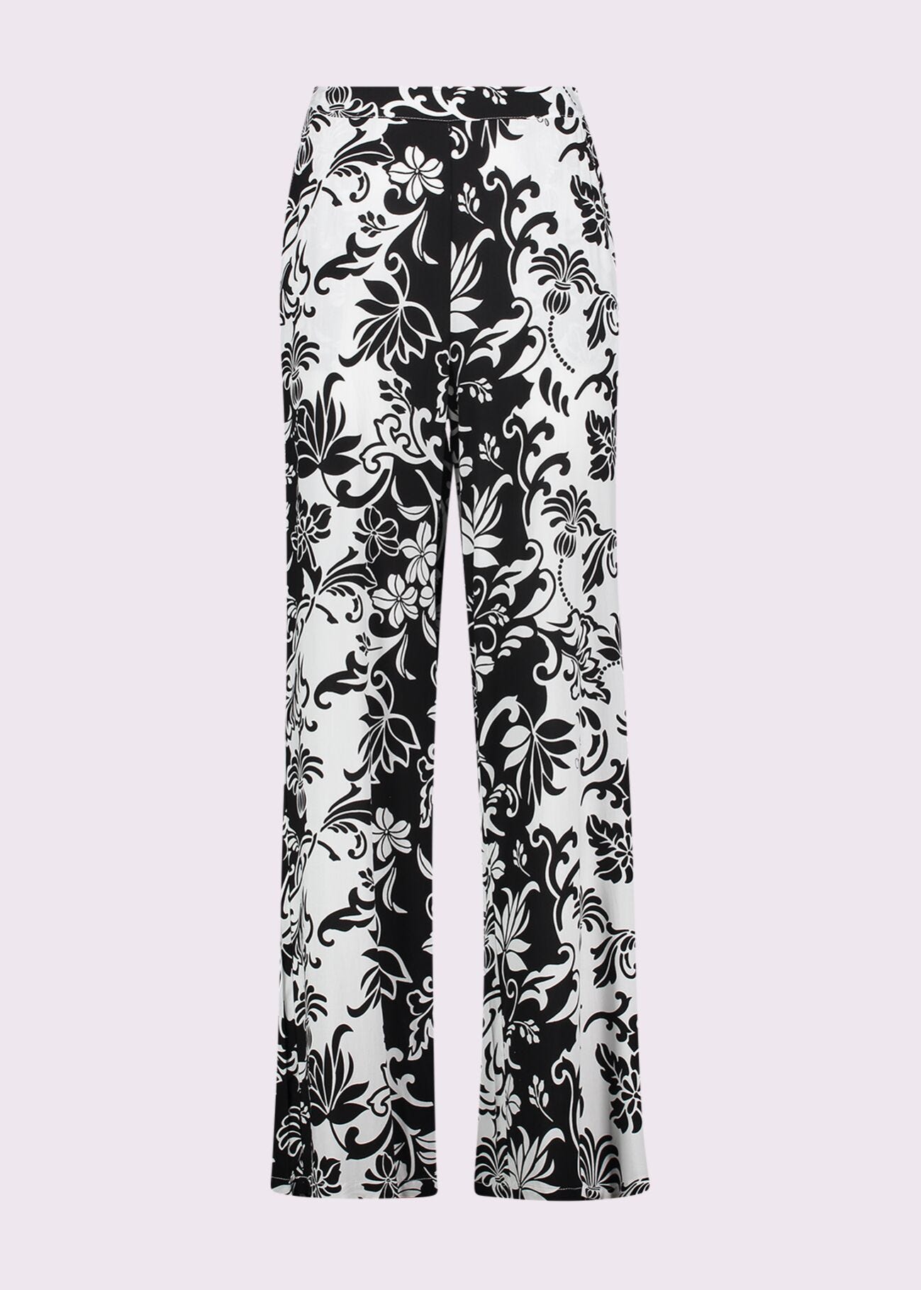 Pantalones de mujer de muselina estampada