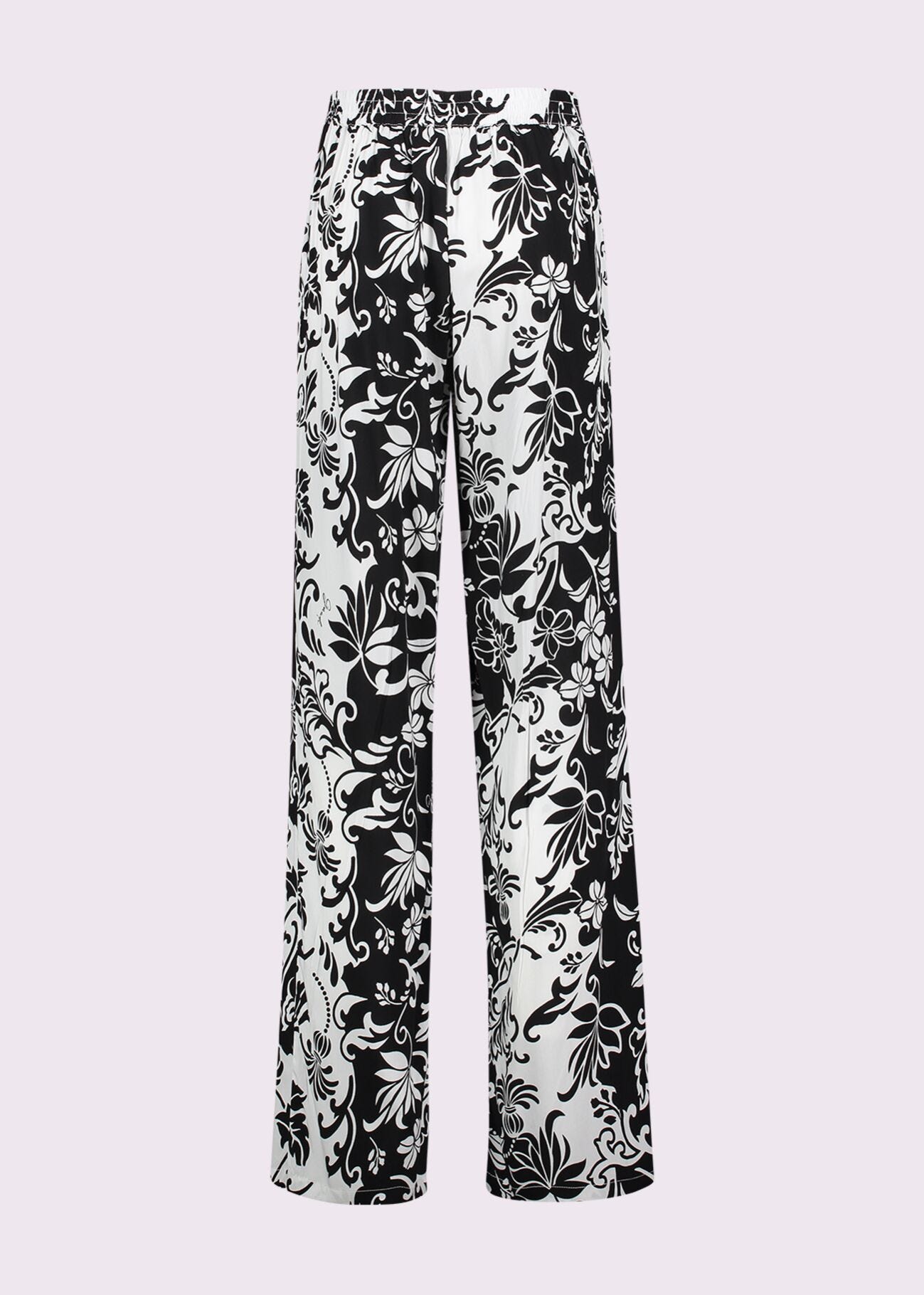 Pantalones de mujer de muselina estampada
