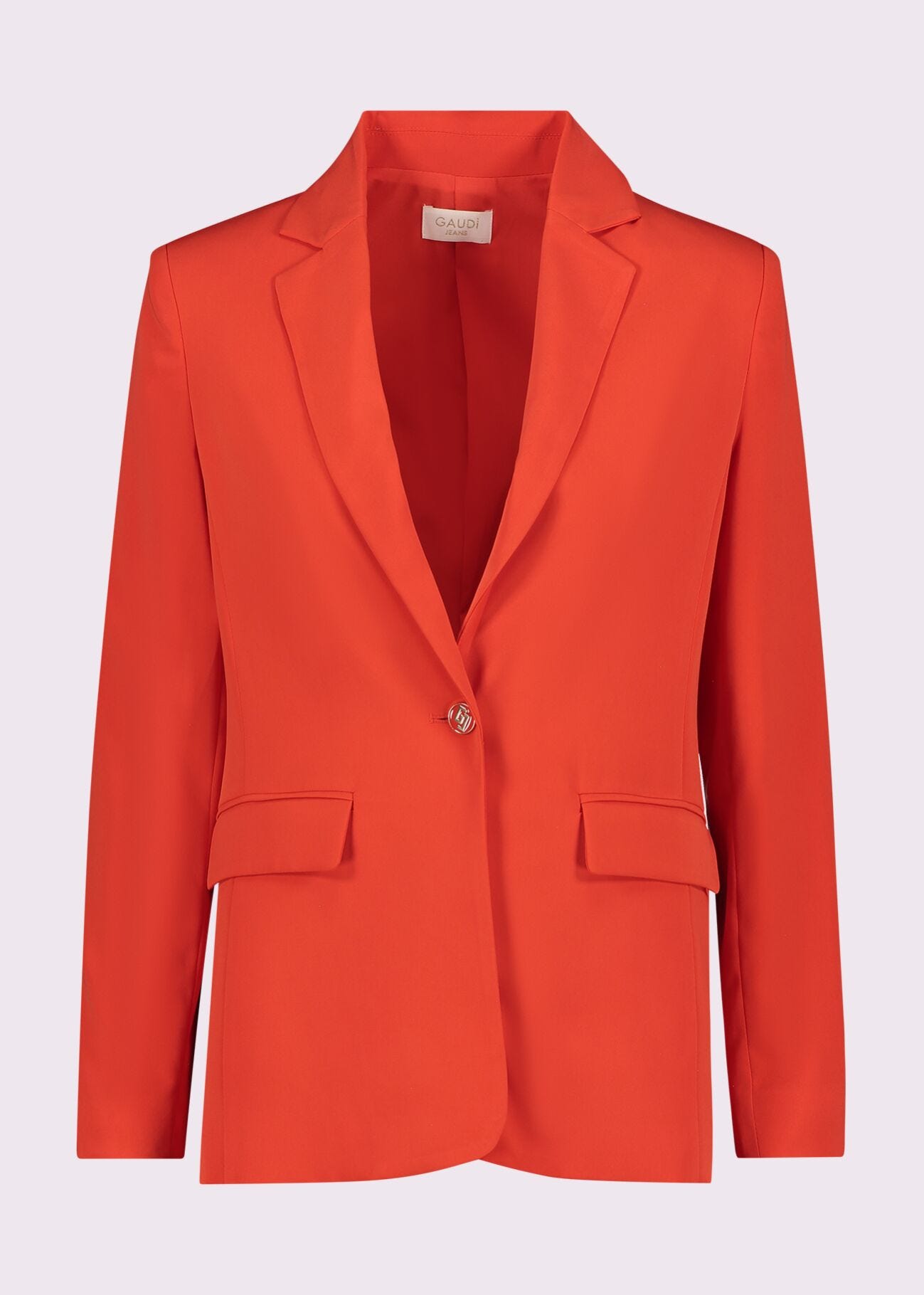 Blazer donna rosso monopetto