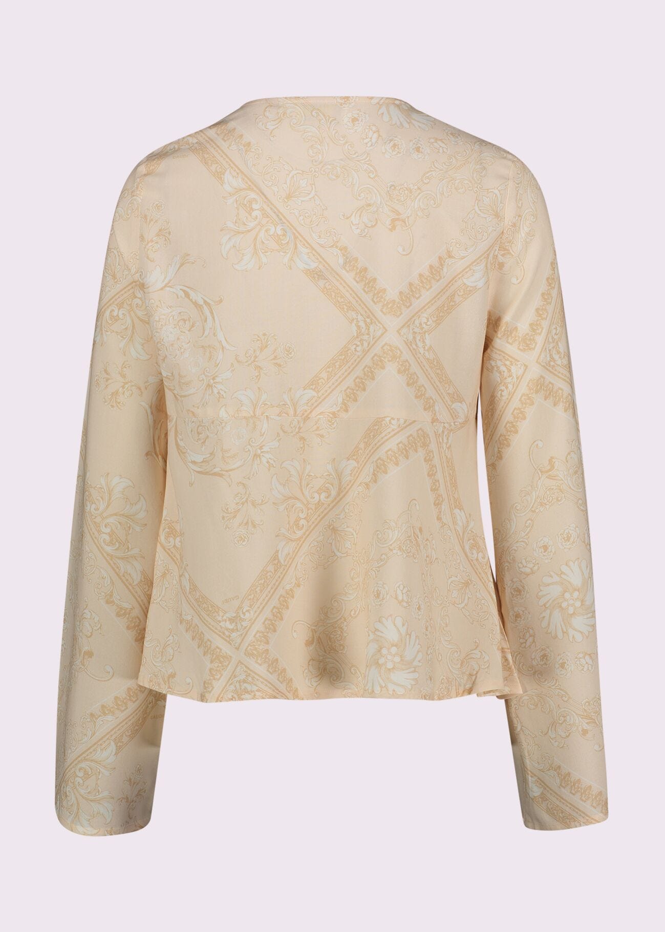 Blouse en mousseline imprimée pour femme