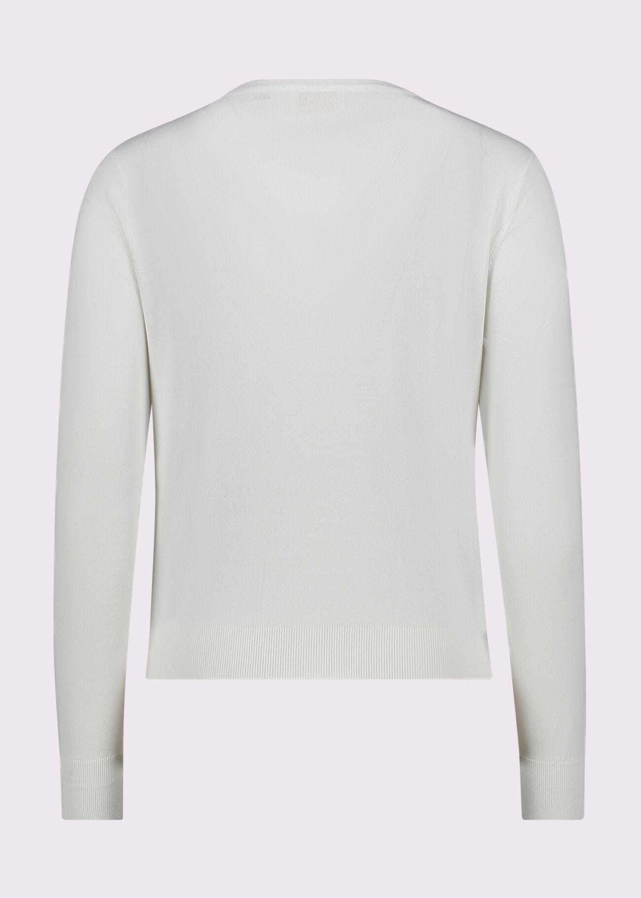 Cárdigan blanco con pedrería para mujer