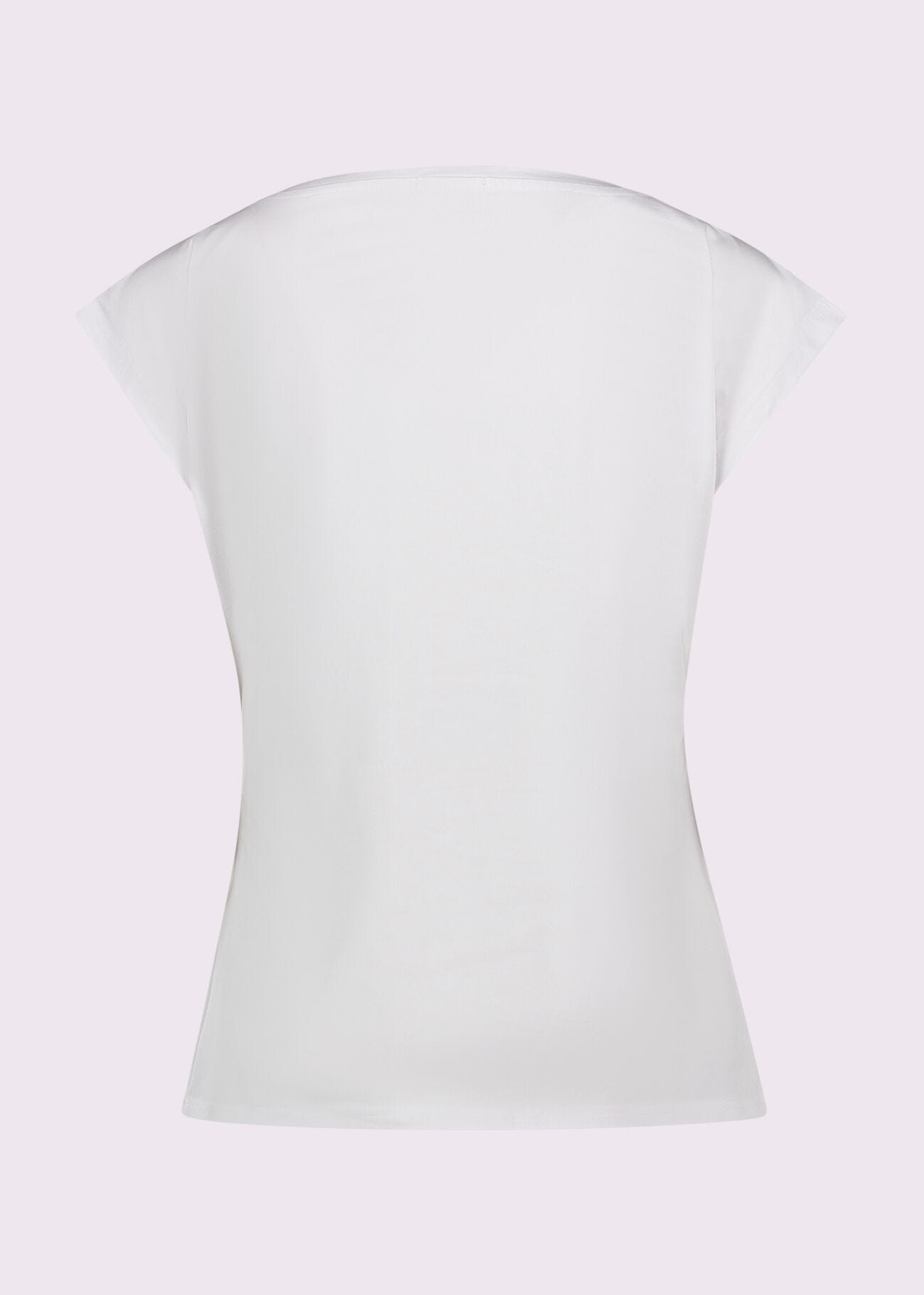T-shirt blanc en coton pour femme